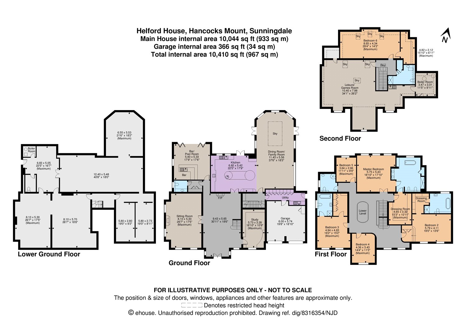 6 Bedrooms Detached house for sale in Hancocks Mount, Ascot, Berkshire SL5