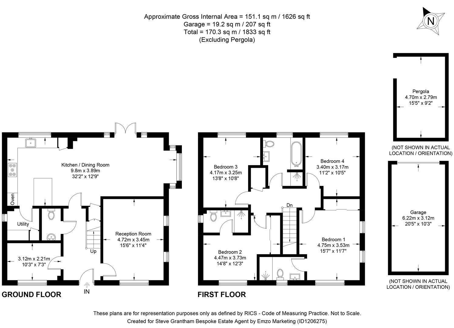 23, Whitbourne Way, Waterlooville floorplan
