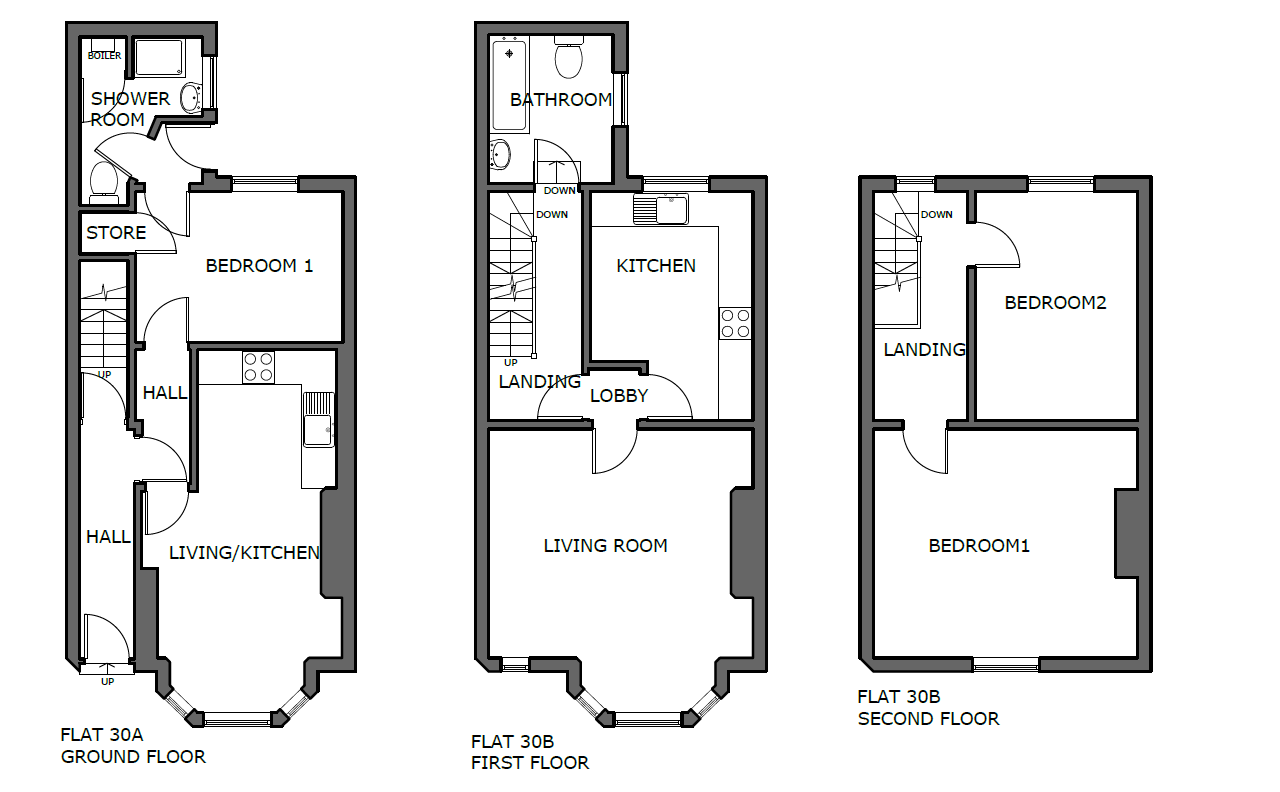 24,28 & 30, Beech Avenue, Nottingham floorplan