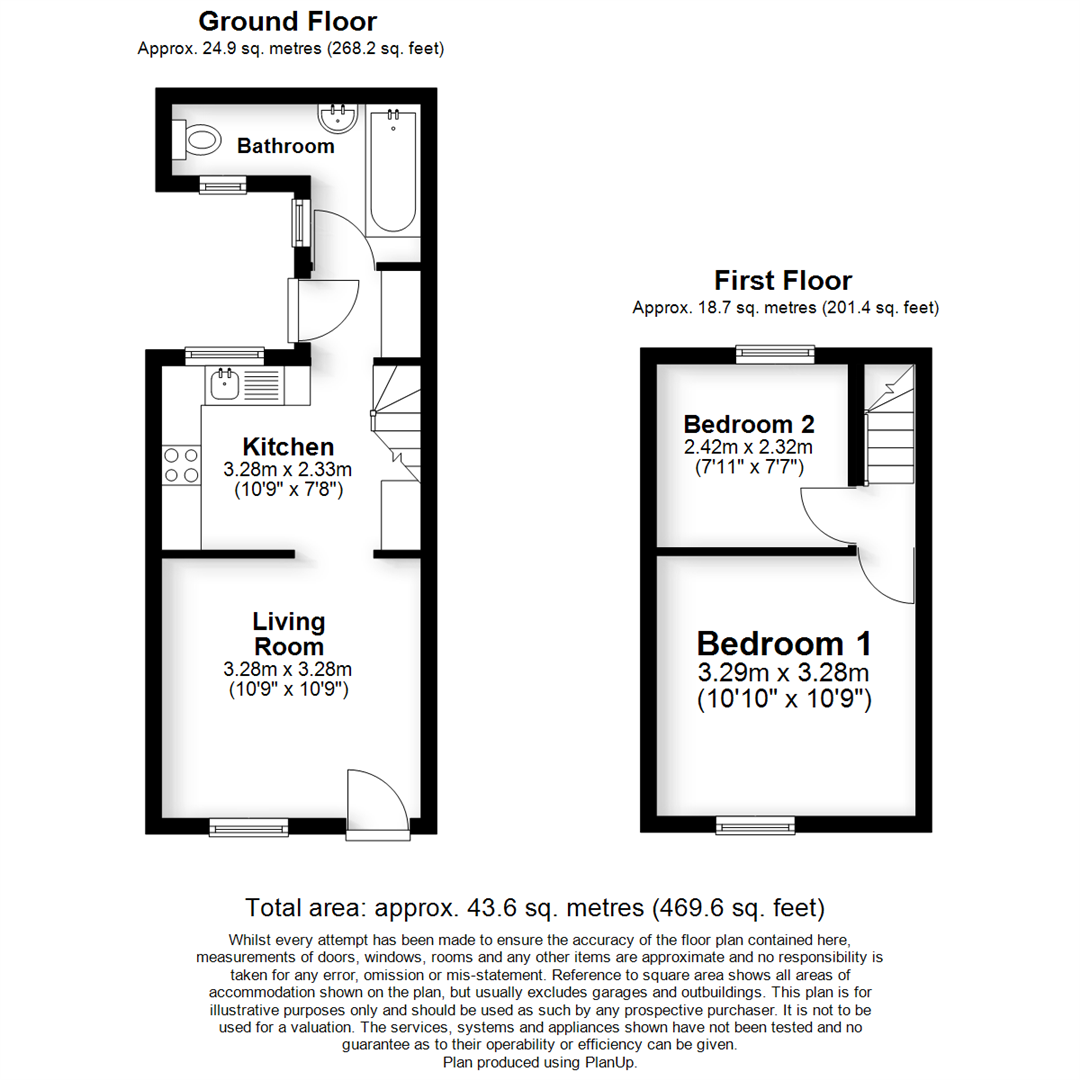 19, Mitre Street, Buckingham floorplan