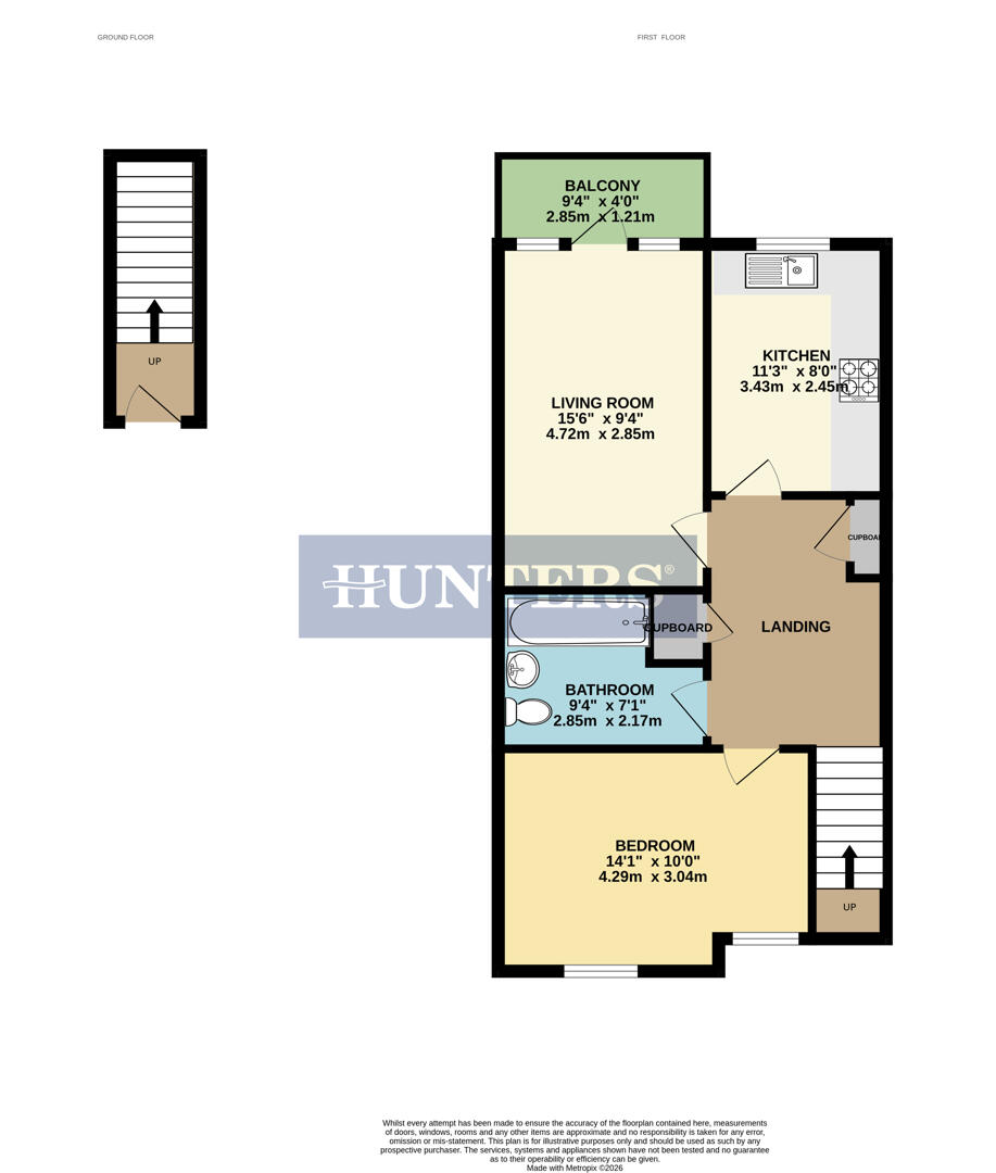 107, Woodcocks, London floorplan