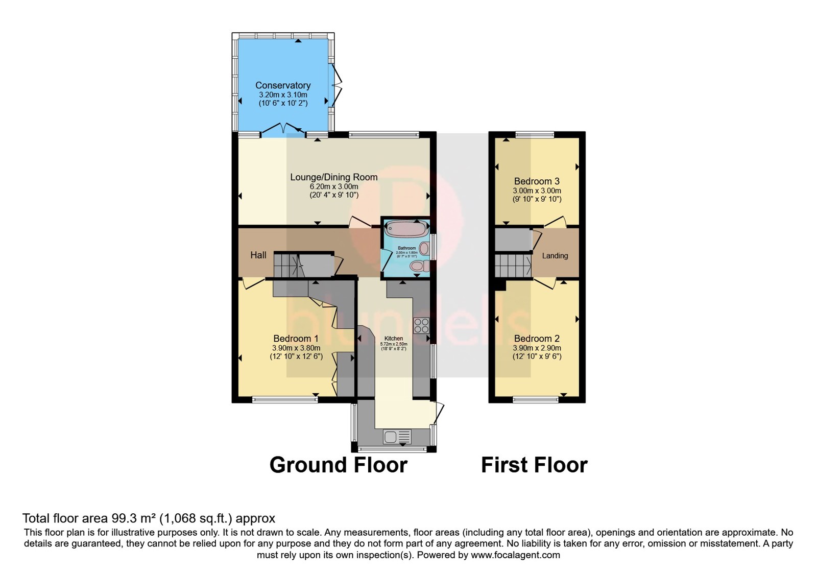 3, Nightingale Close, Chesterfield floorplan