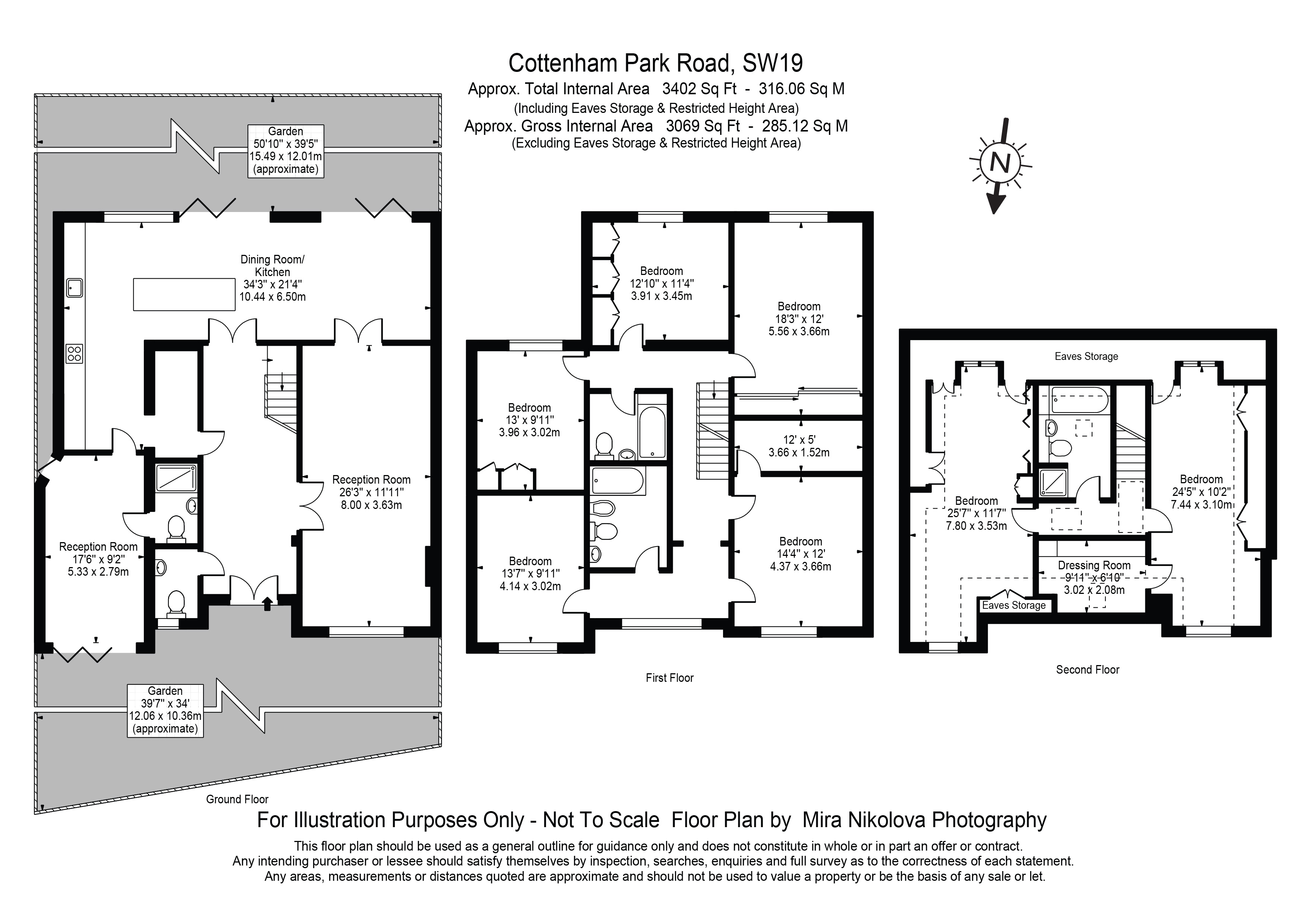 131, Cottenham Park Road, London floorplan