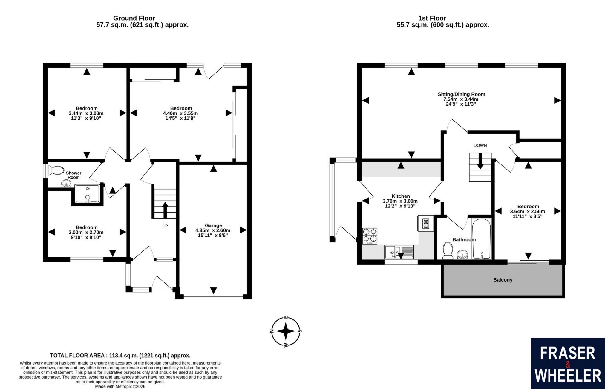 34, Meadow Rise, Dawlish floorplan