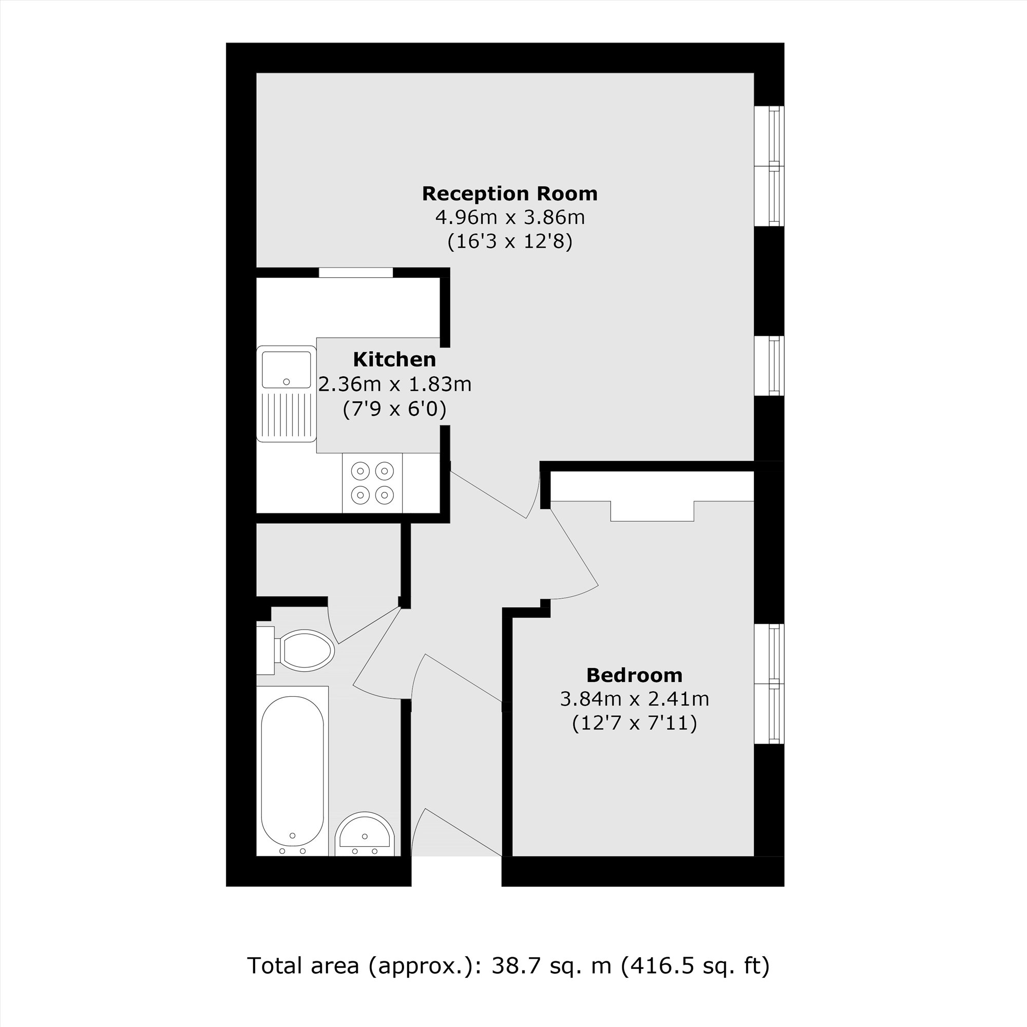 22, Badgers Close, Harrow floorplan
