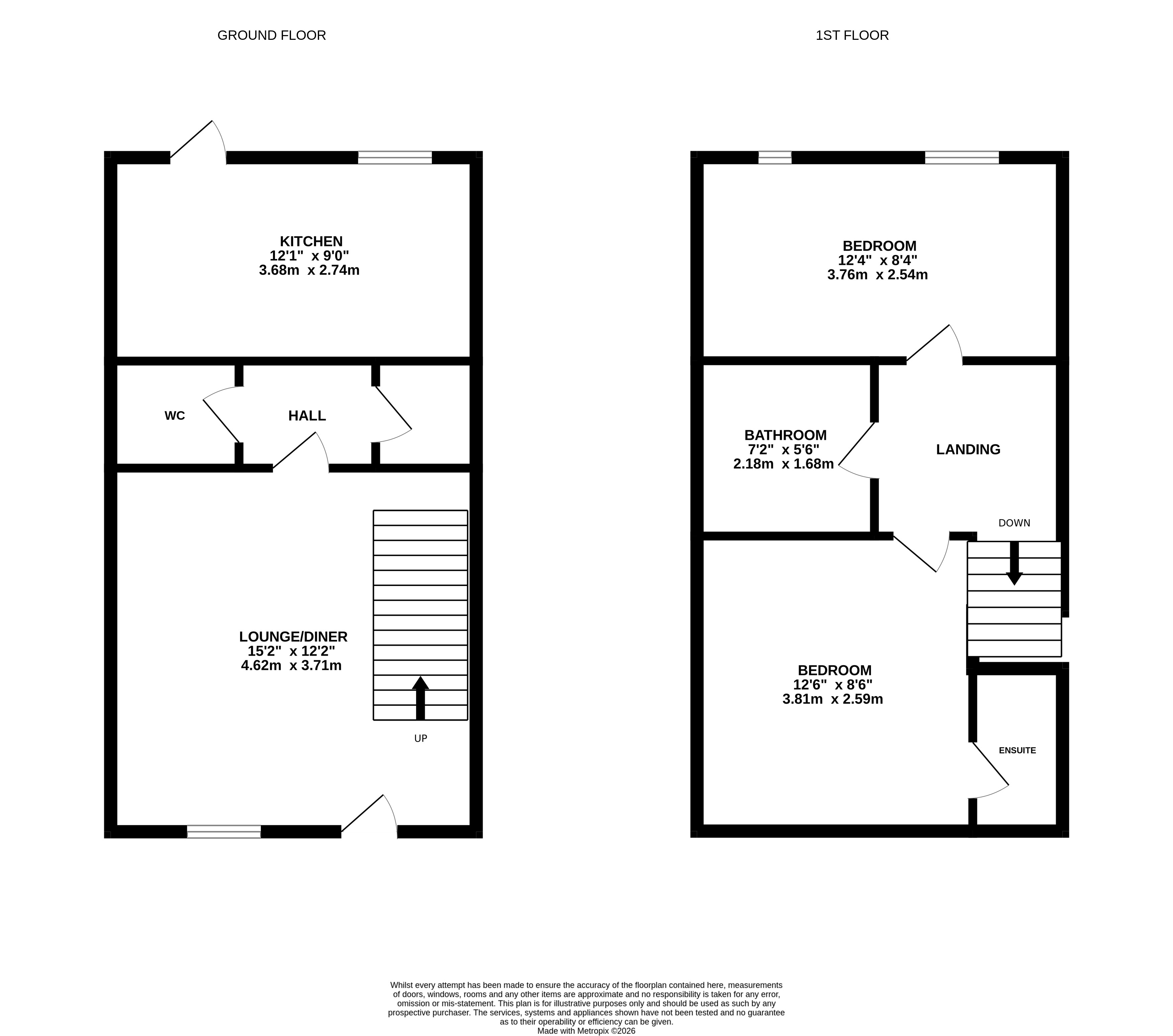 11, Railway View, Telford floorplan