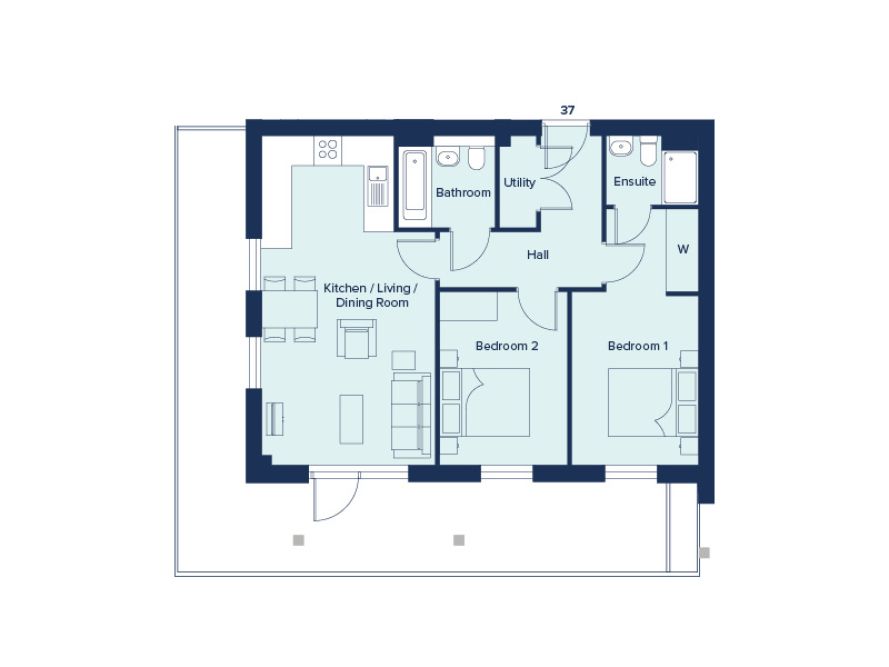 37, John Thornycroft Road, Southampton floorplan