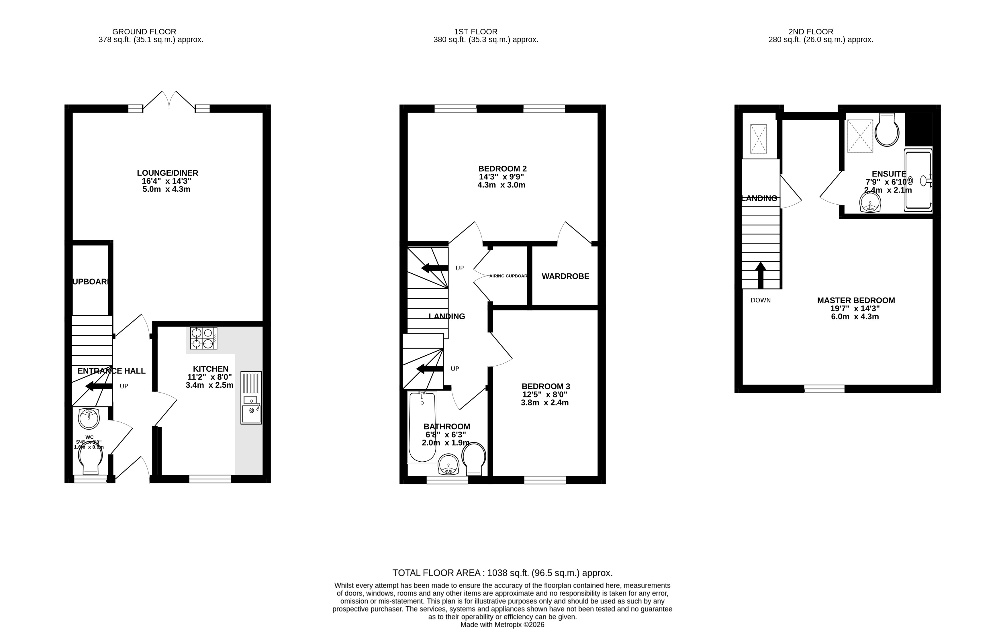 45, Winterbourne Road, Swindon floorplan