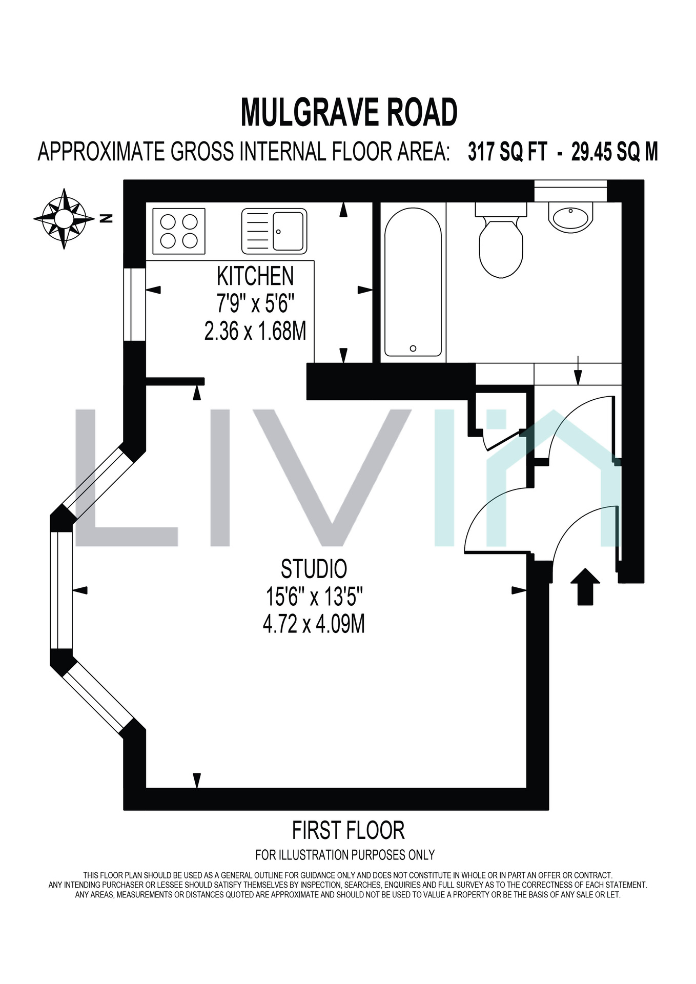 3, 12 Mulgrave Road, Croydon floorplan