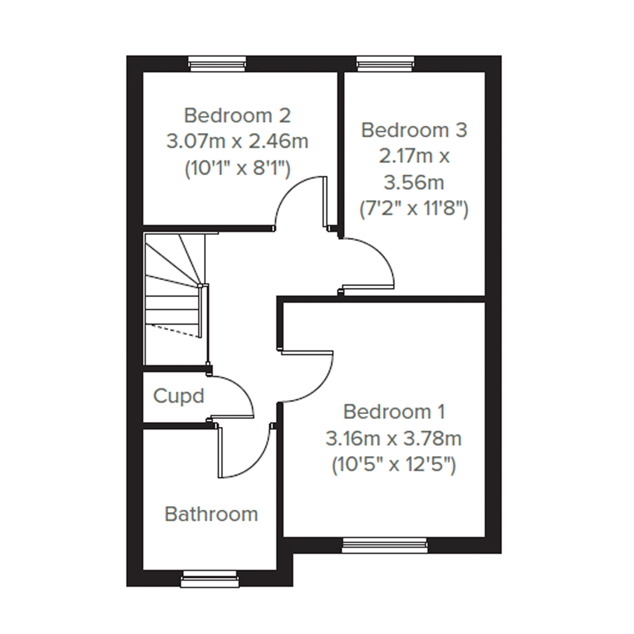 347, Cholstrey Road, Leominster, Herefordshire floorplan