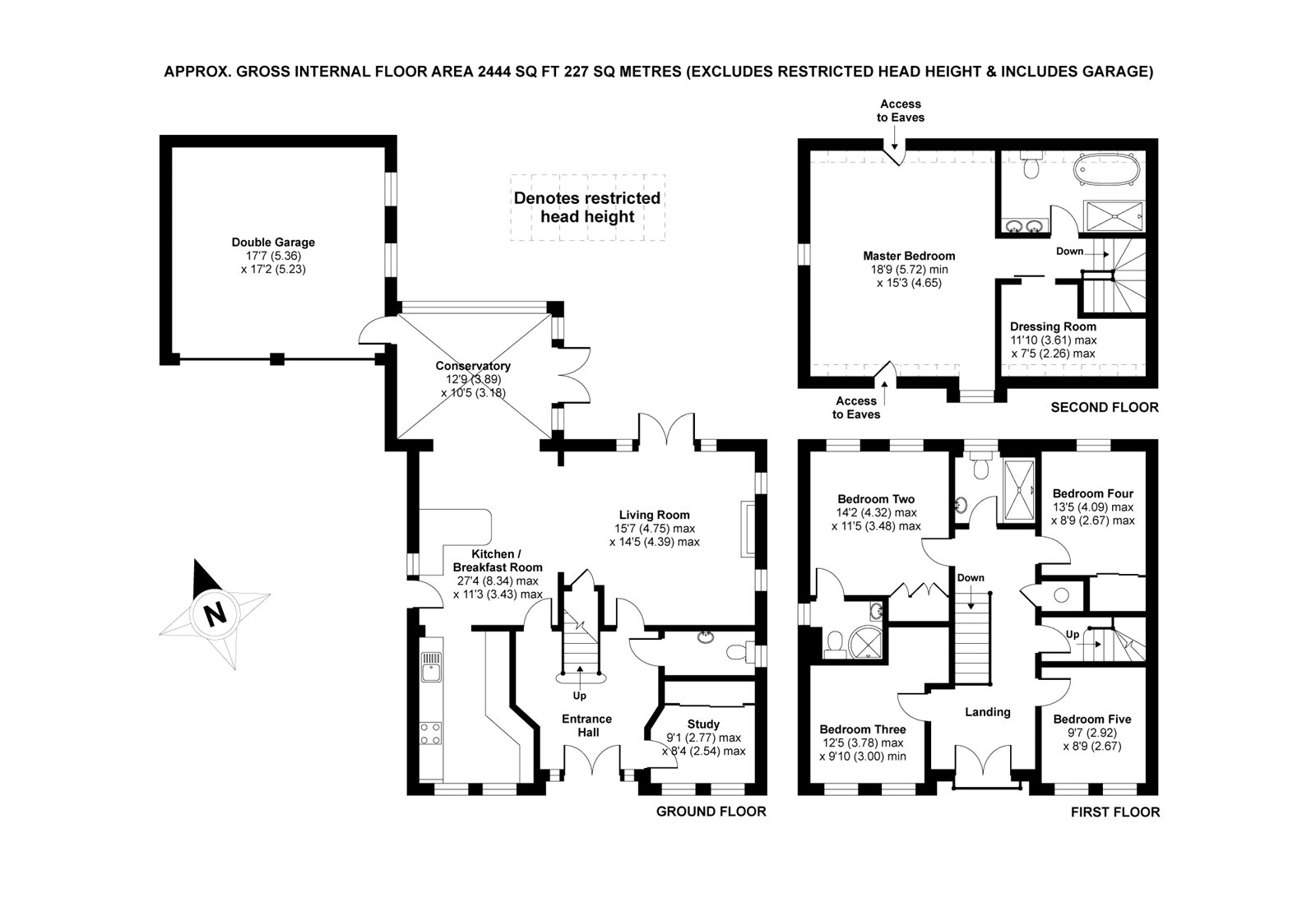 5 Bedrooms  for sale in Crofters Close, Deepcut, Camberley, Surrey GU16