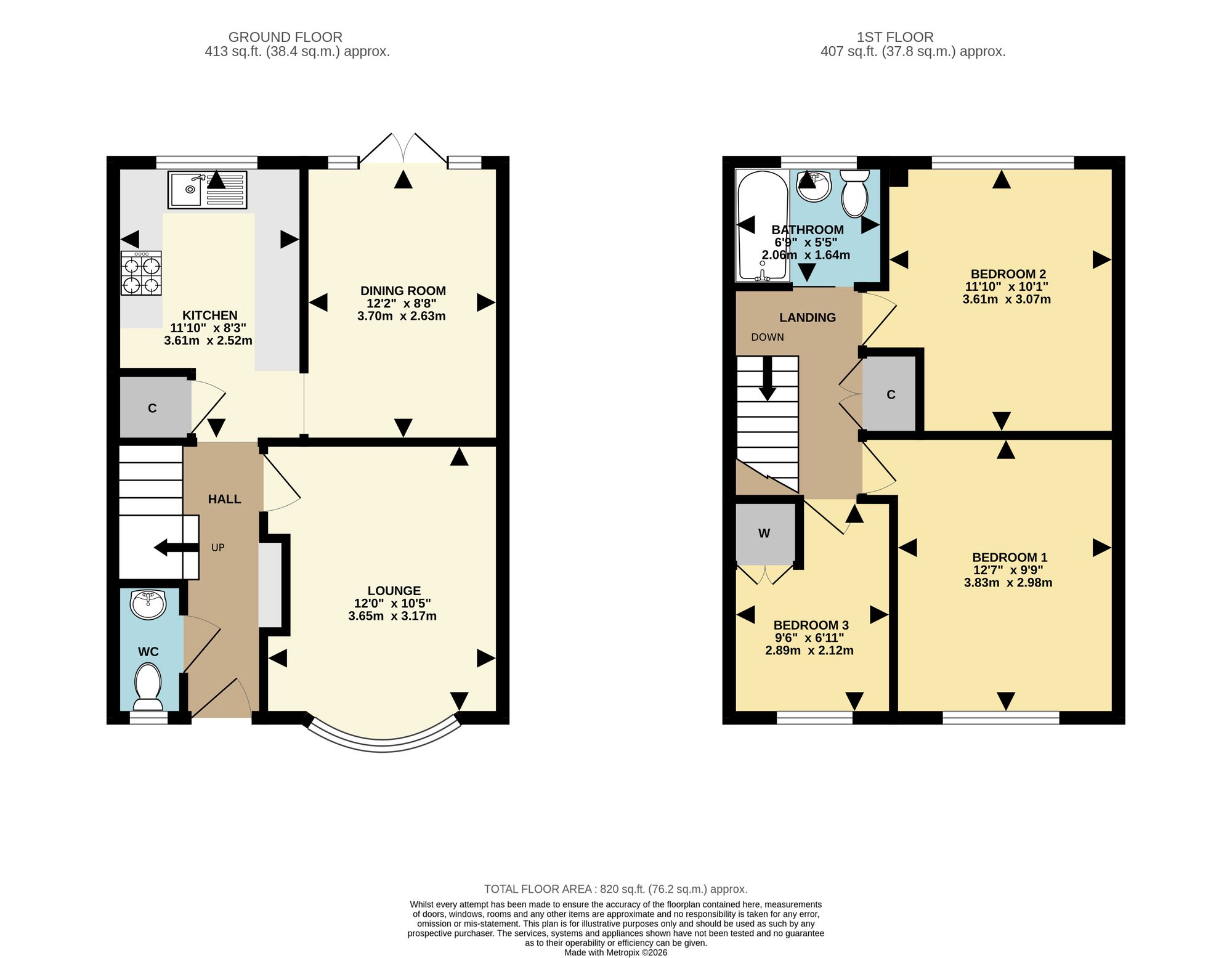 6 Hasted Road, Sittingbourne floorplan