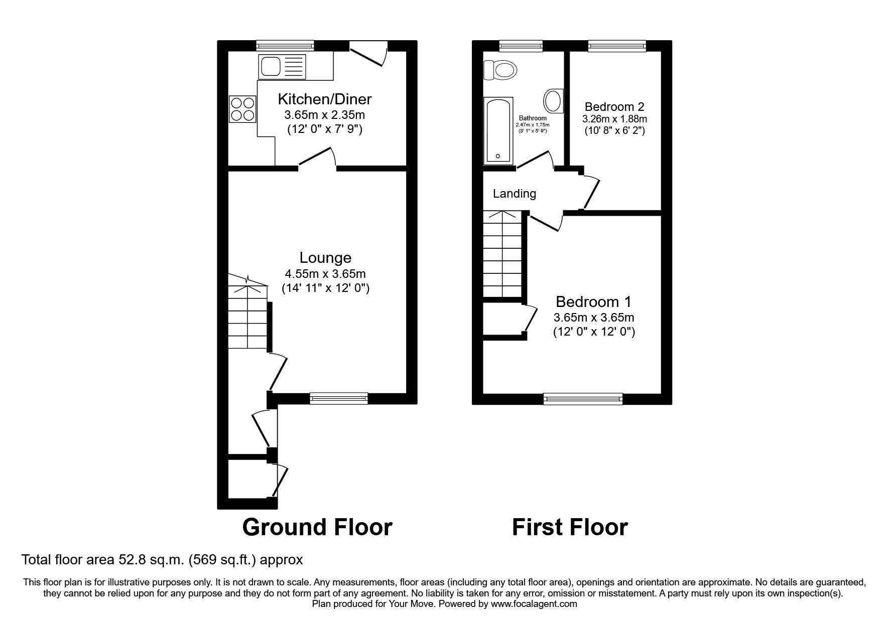 Pendinas Drive, Bilbrook Wolverhampton, West Midlands WV8, 2 bedroom
