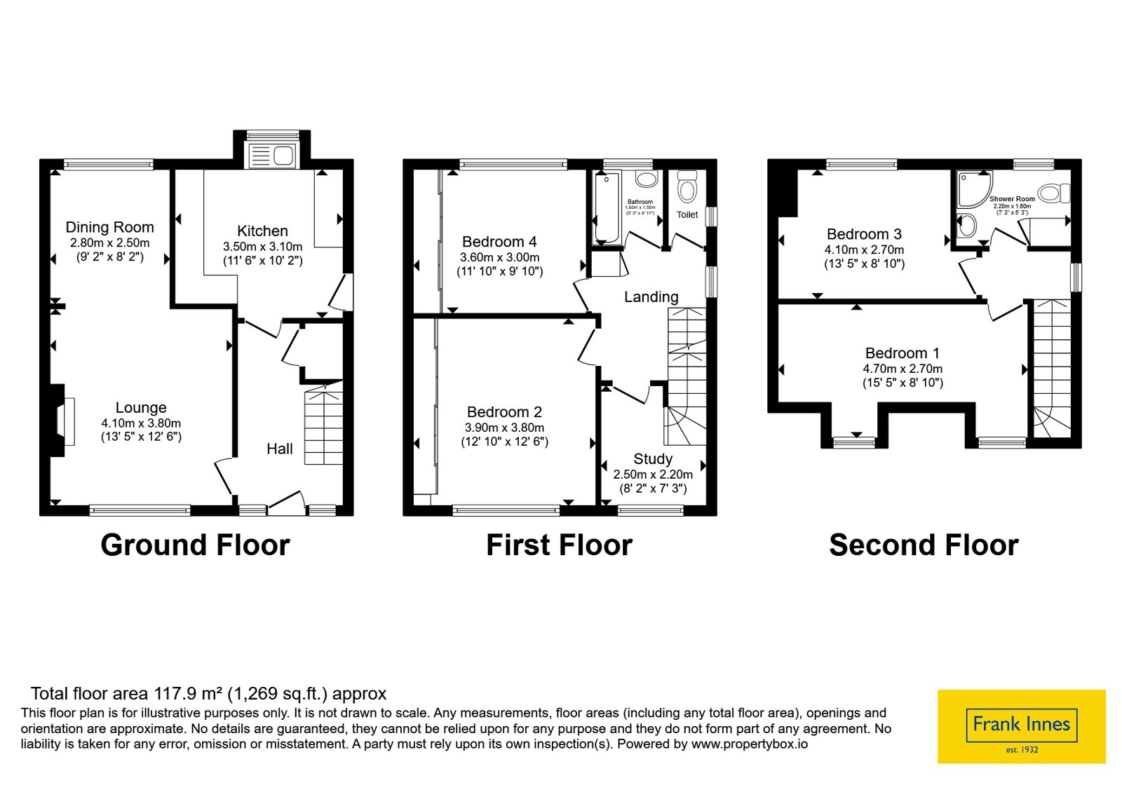 2, Bateman Close, Chesterfield floorplan