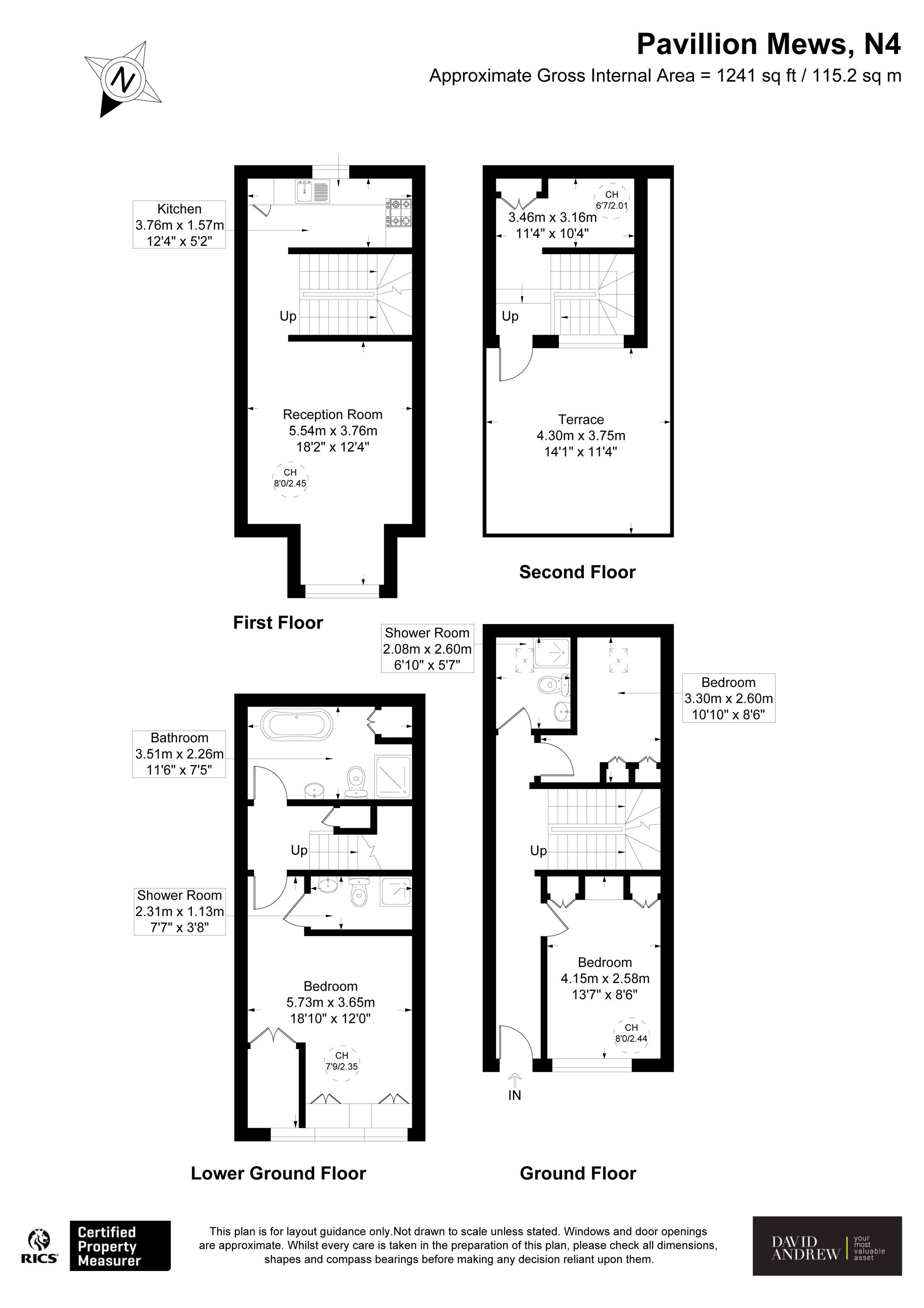 4 Pavillion Mews, London floorplan