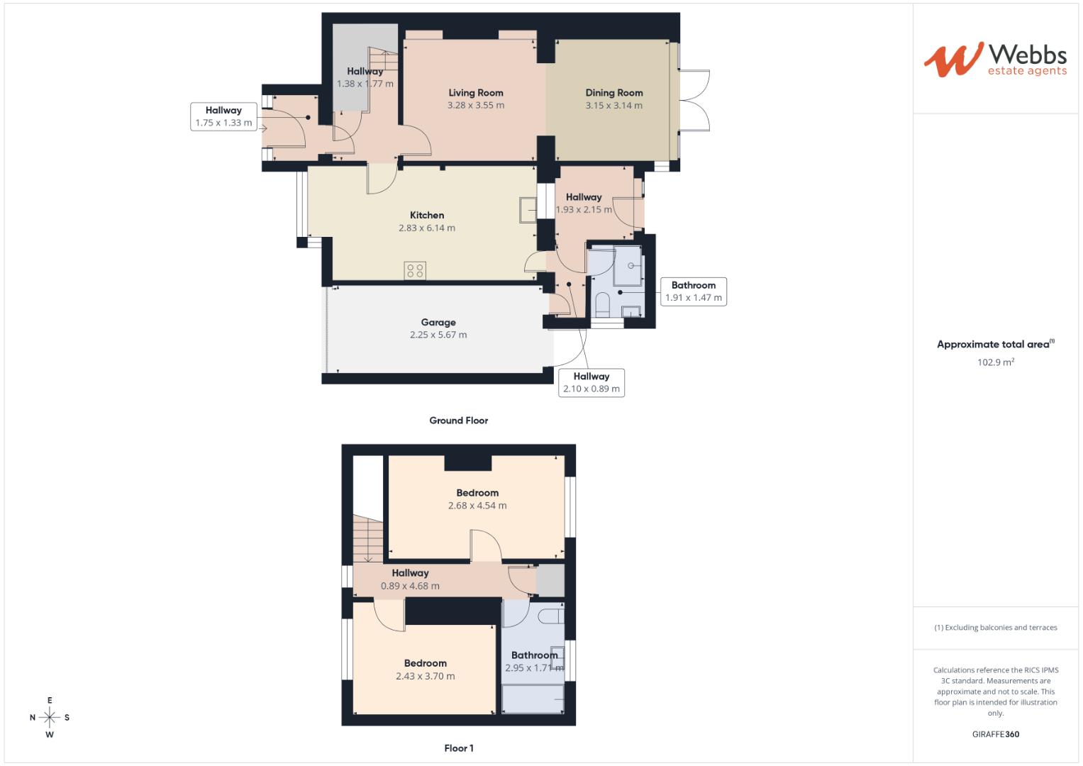 159, Westbrook Avenue, Walsall floorplan