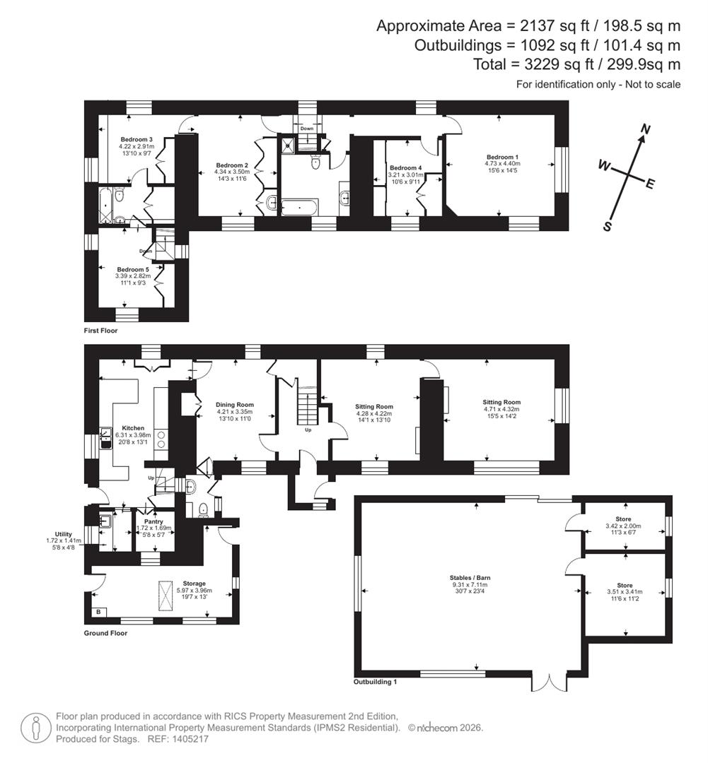Hill Cottage, Minehead floorplan
