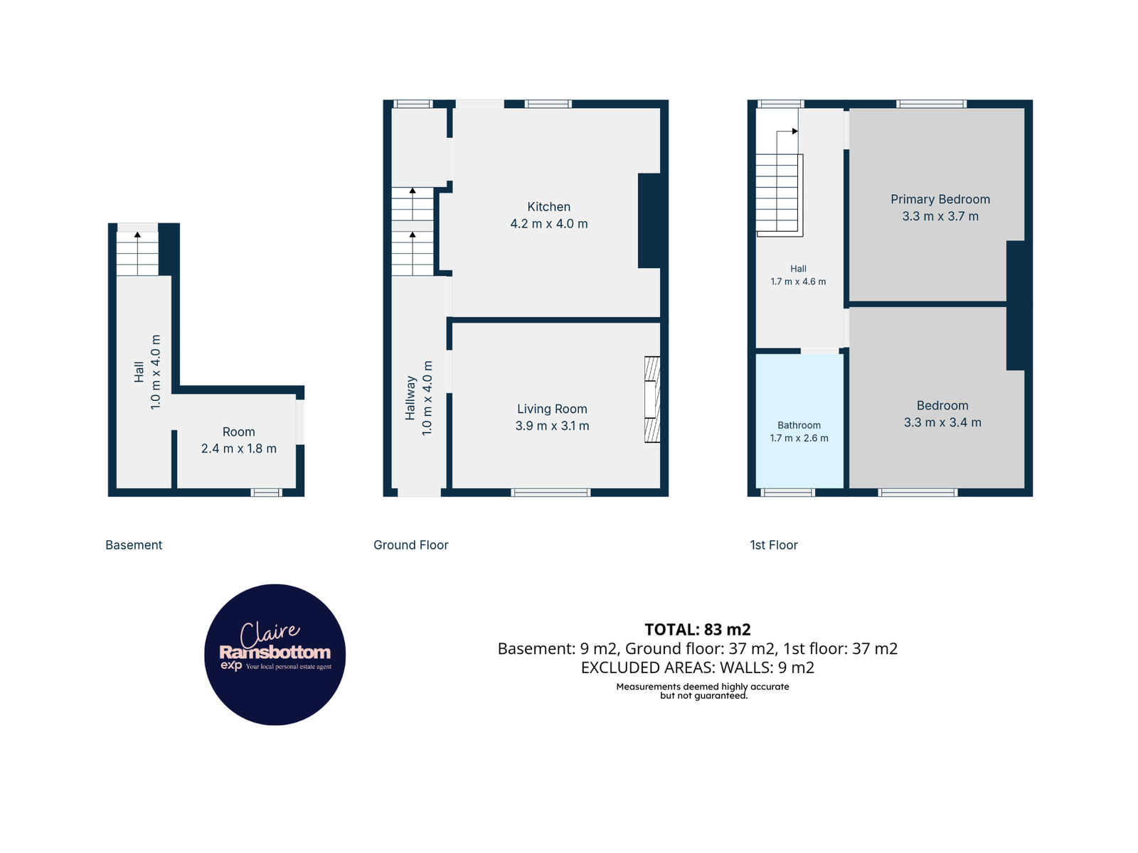 16, Bath Street, Elland floorplan