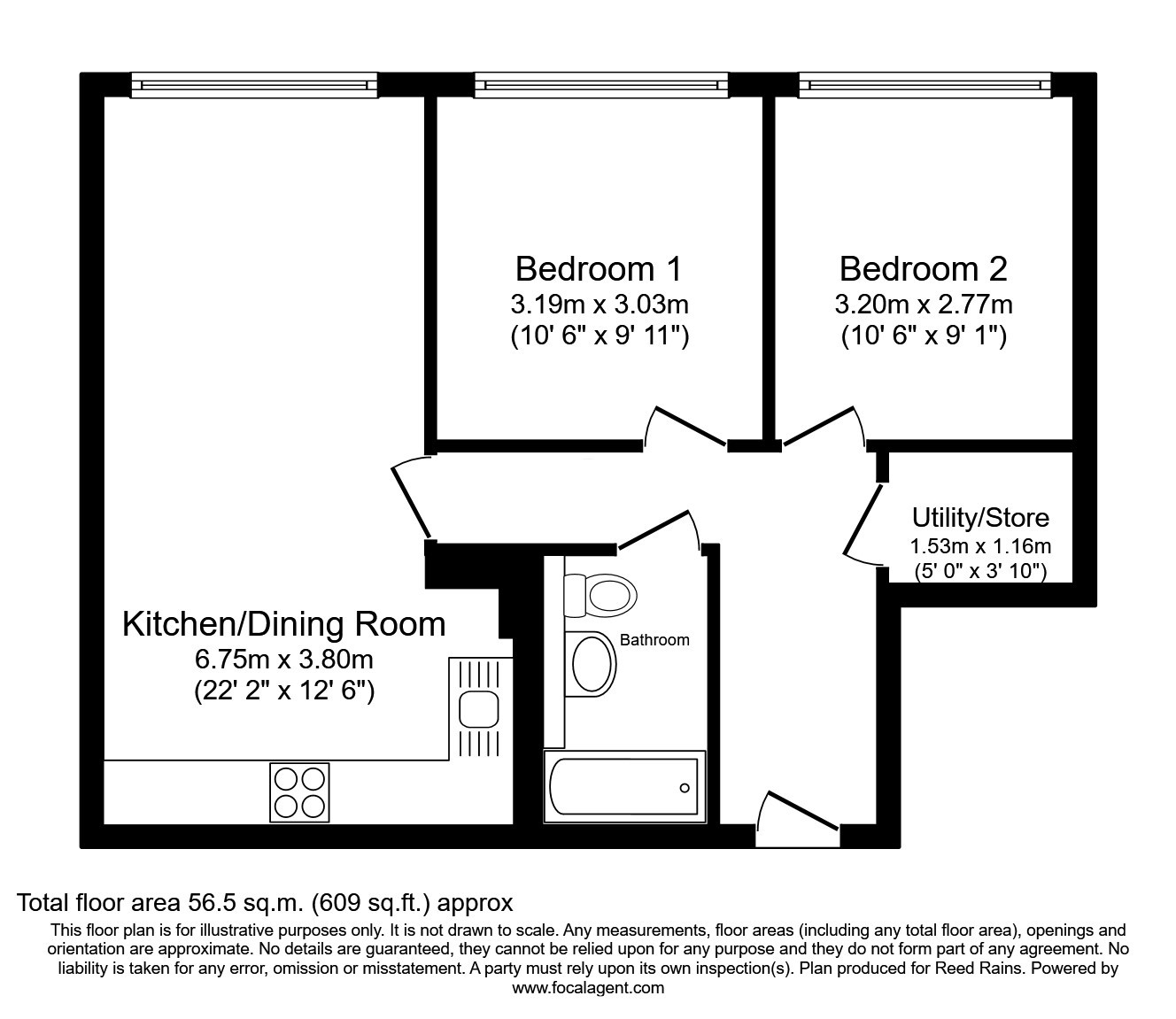 Green Lane, Sheffield, South Yorkshire, S3 floorplan
