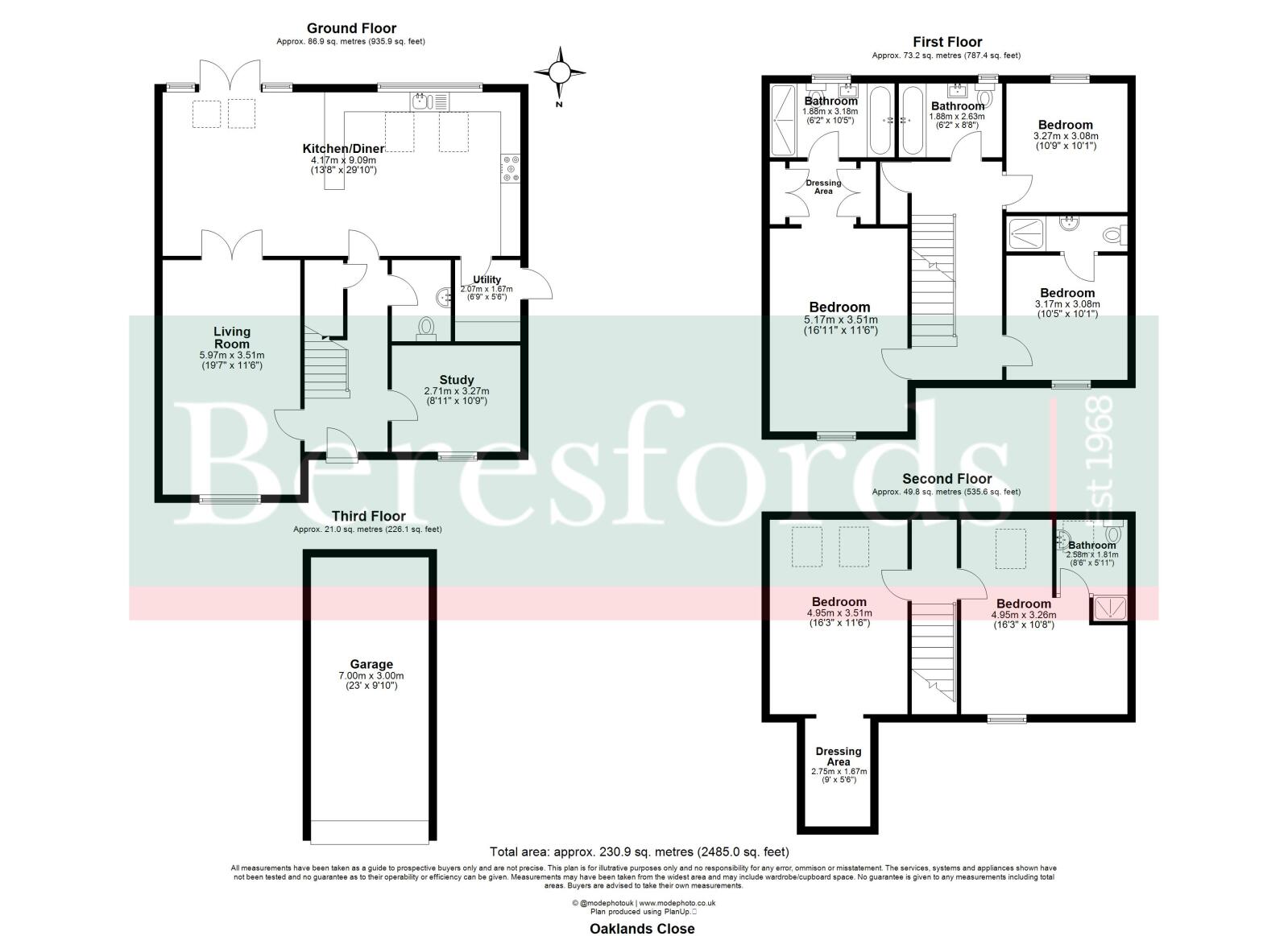 7, Oaklands Close, Essex floorplan