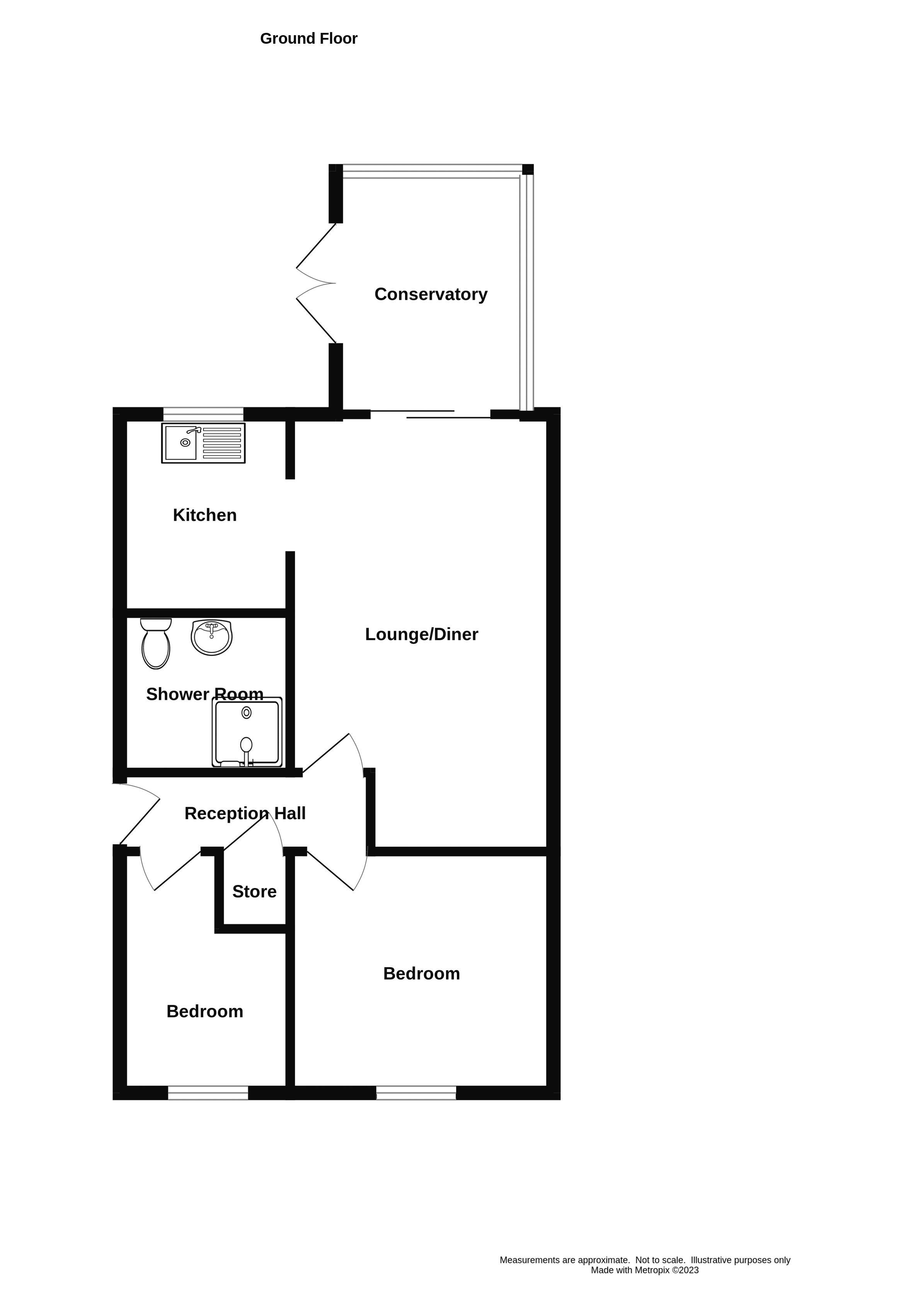 Strathern Drive, Hurst Hill, Coseley WV14, 2 bedroom detached bungalow