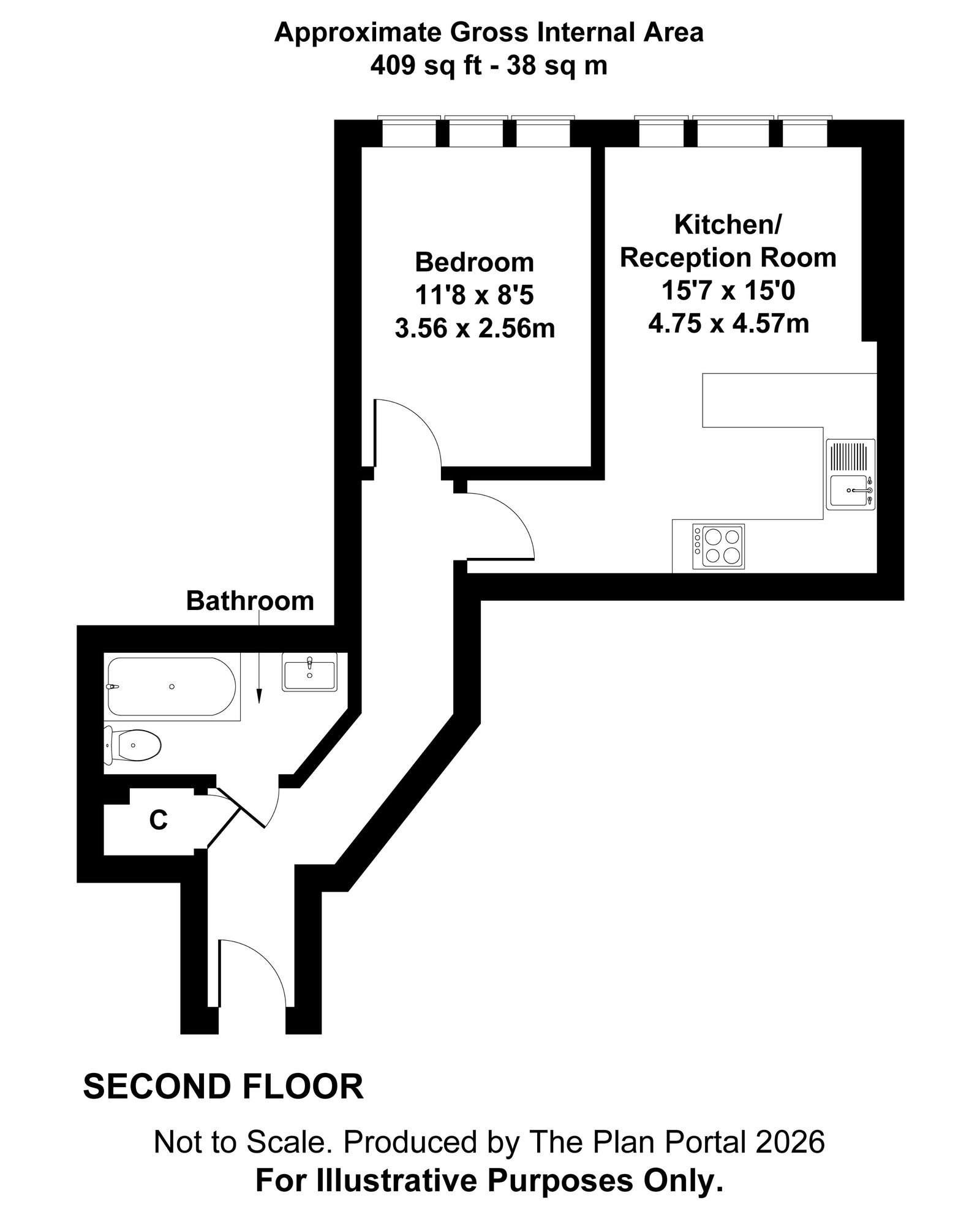 Sheldon Square, London floorplan