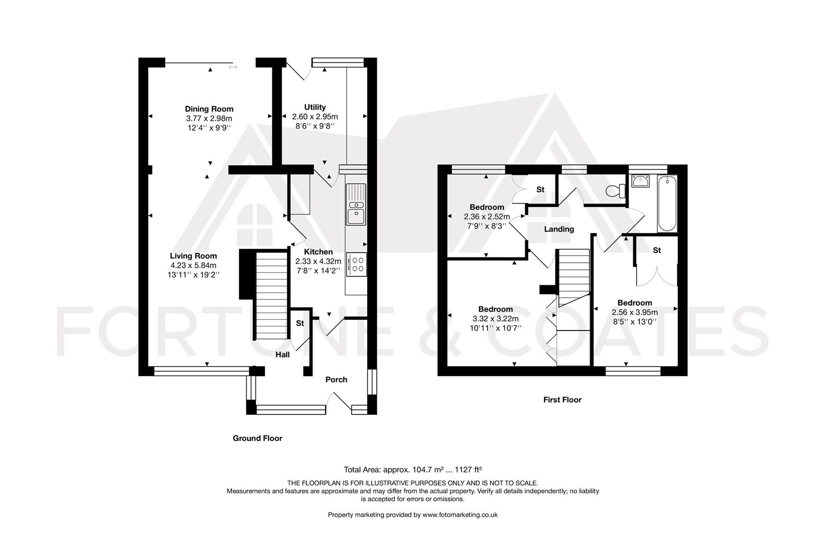 62, Hookfield, Harlow floorplan