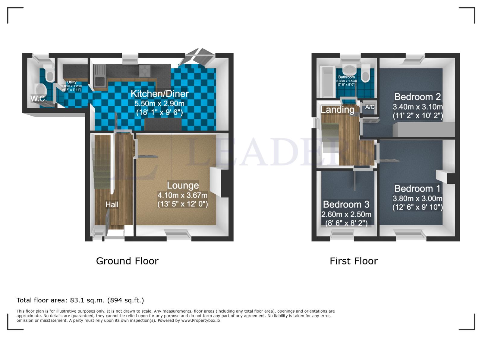 18, Hilton Way, Halstead floorplan