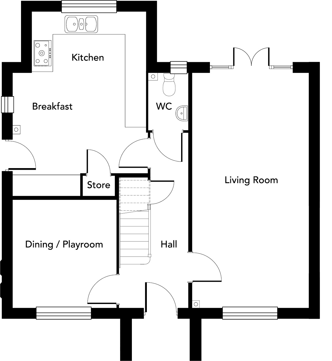 4 Bedrooms Detached house for sale in The Hilltown, Padbury Fold, Willow Road, Padbury MK18