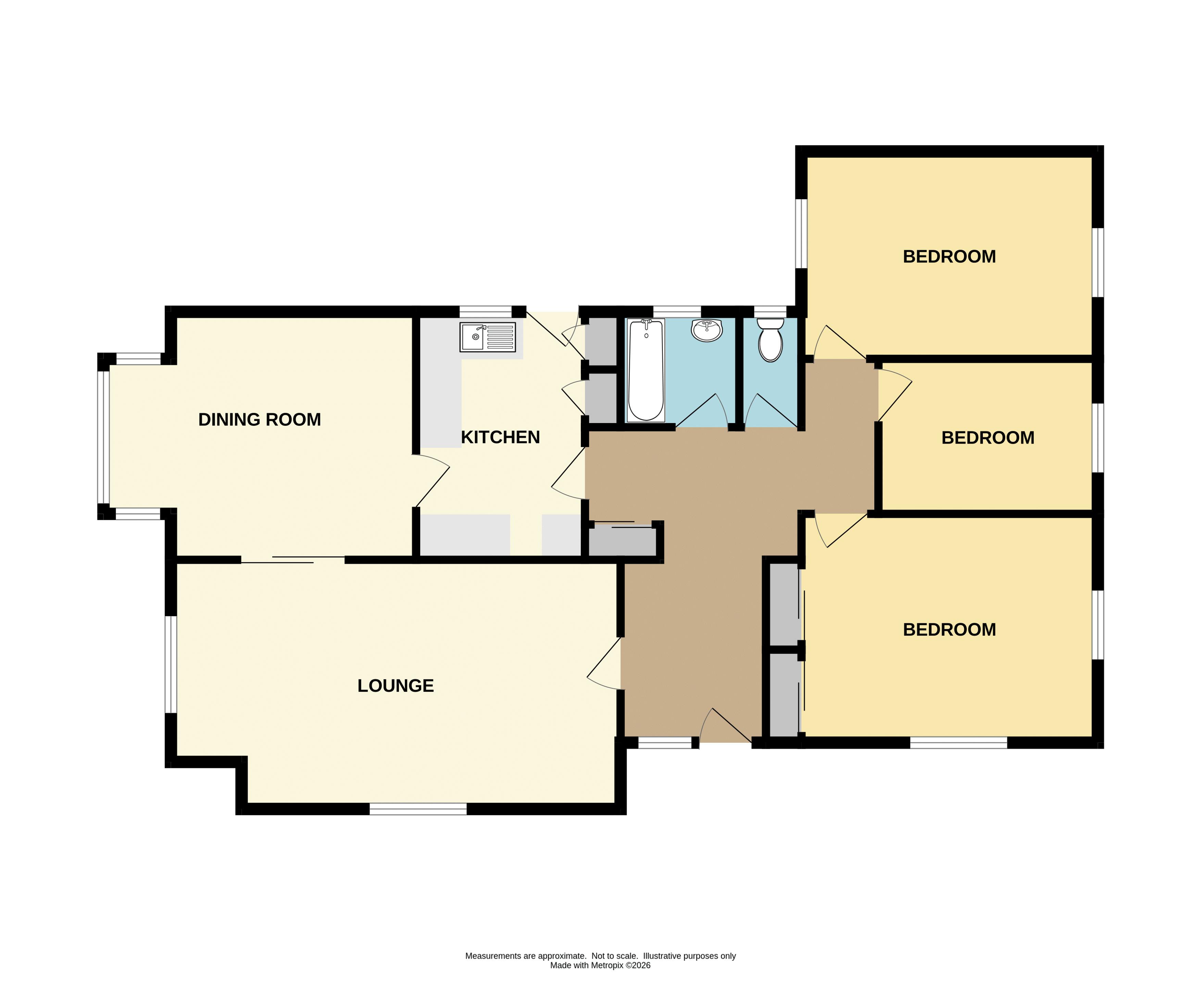 9, Clinton Drive, St. Austell floorplan