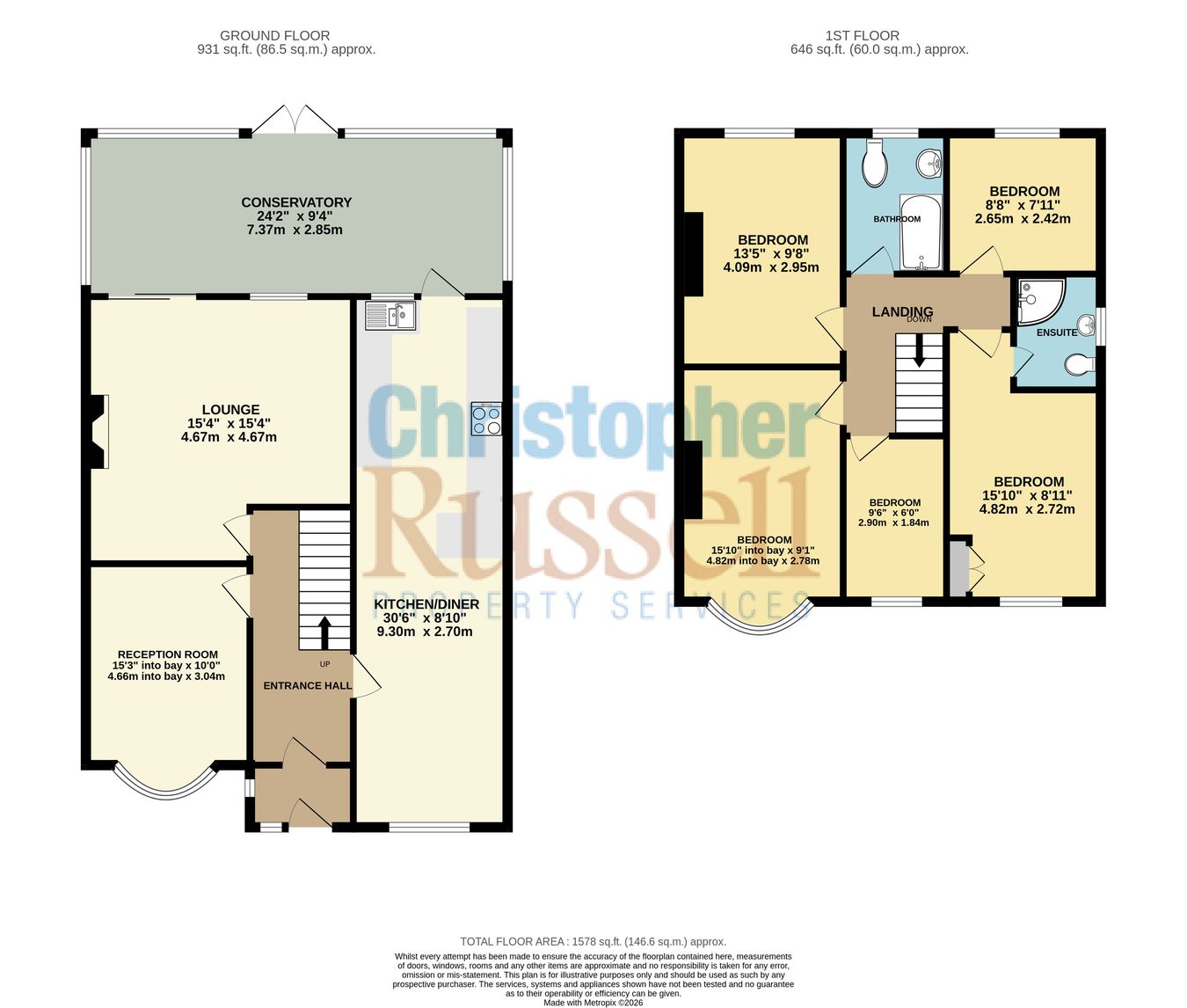 2, Meadow View, Sidcup floorplan