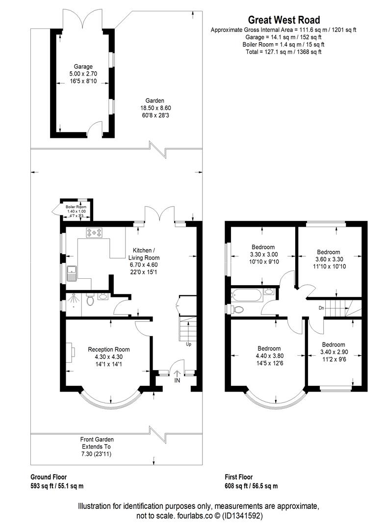 701, Great West Road, Isleworth floorplan