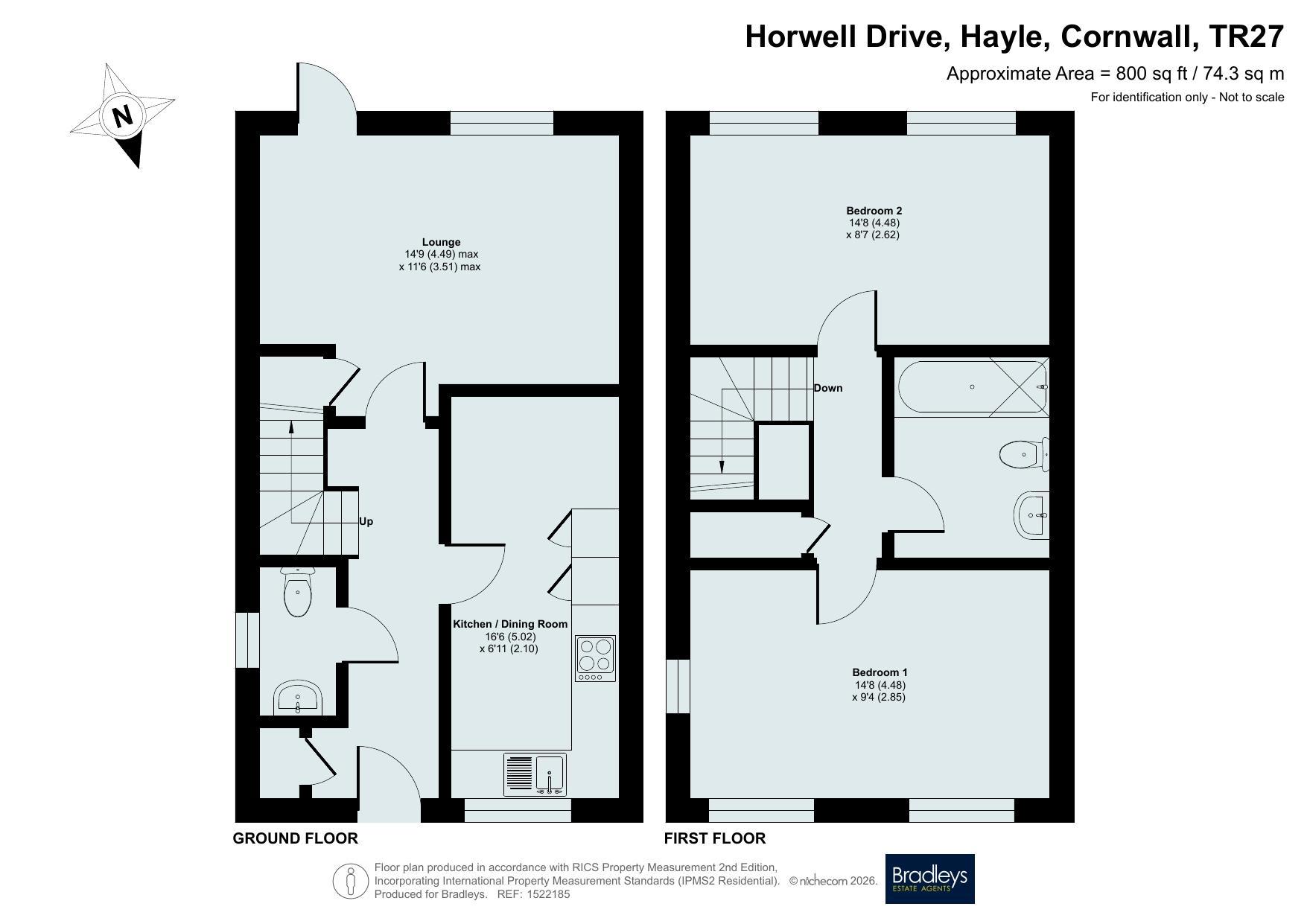 20 Horwell Drive, Hayle Cornwall, Cornwall floorplan