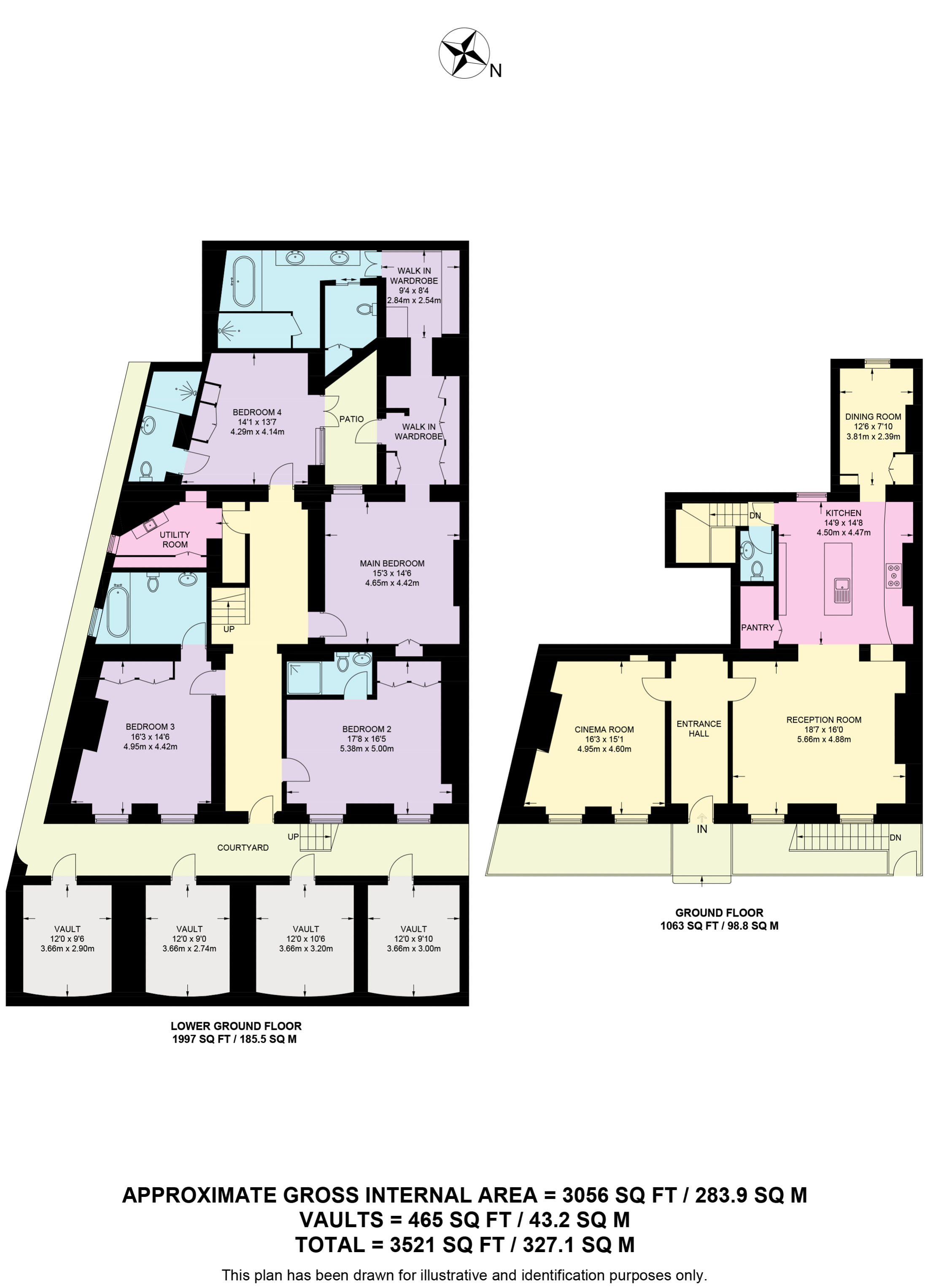John Street, Bloomsbury floorplan