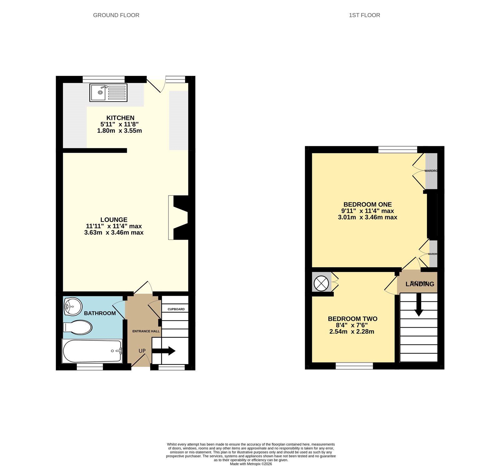 125, Lea Street, Worcestershire floorplan