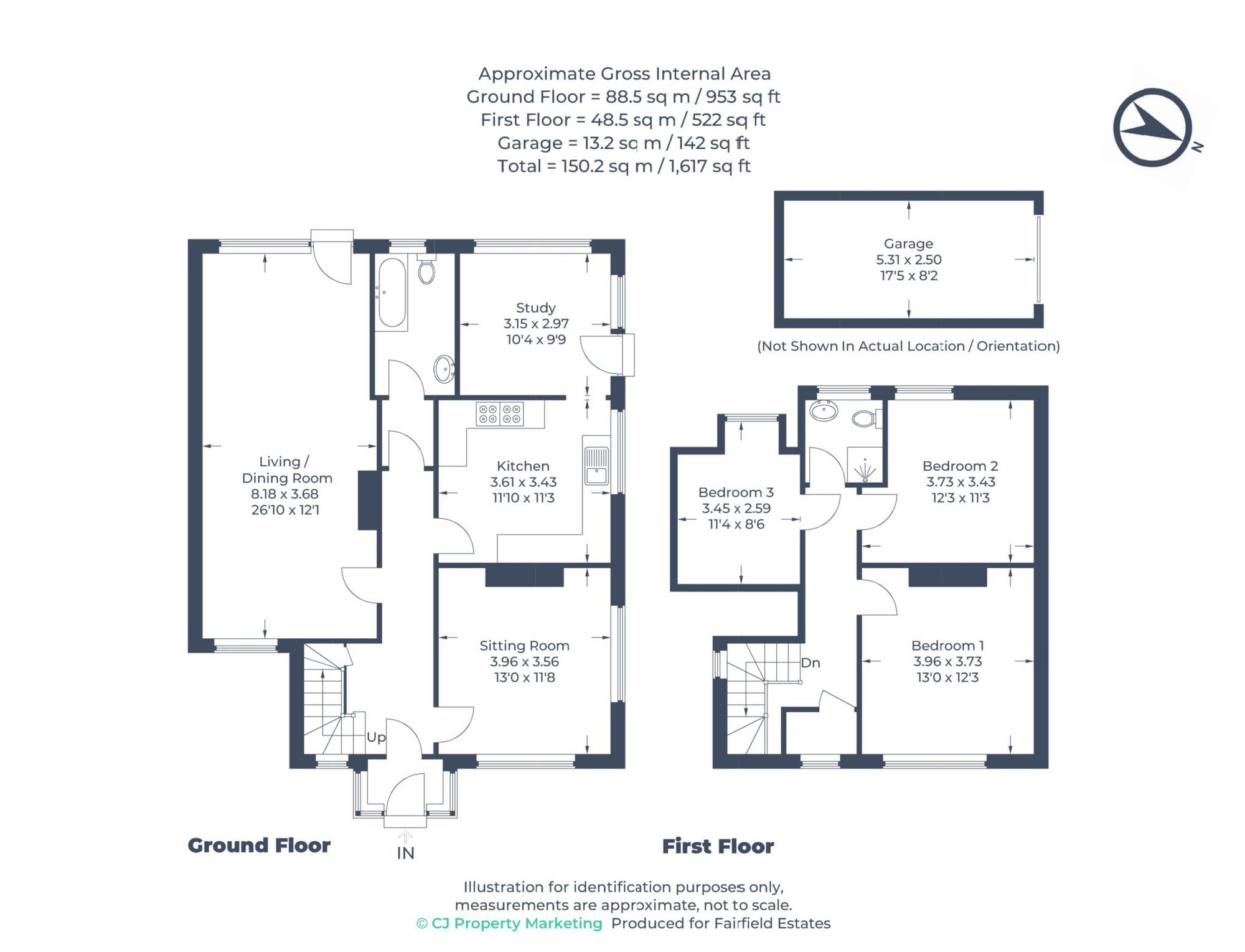 835 St. Albans Road, Watford floorplan