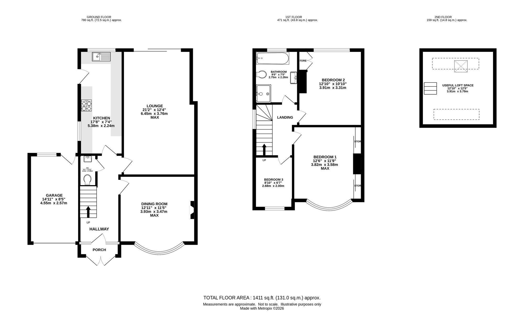 9 Freshfield Road, Stockport floorplan