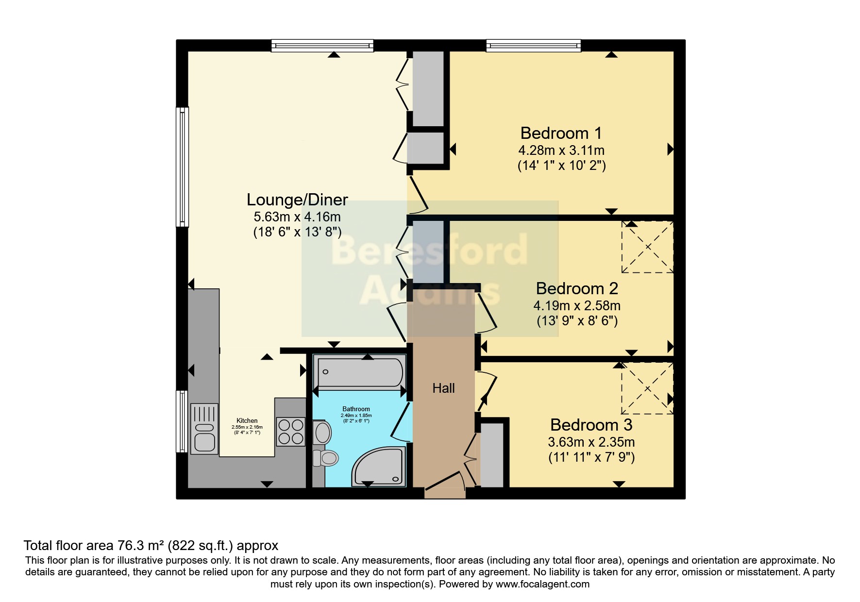2, Isallt Lodge, Holyhead floorplan