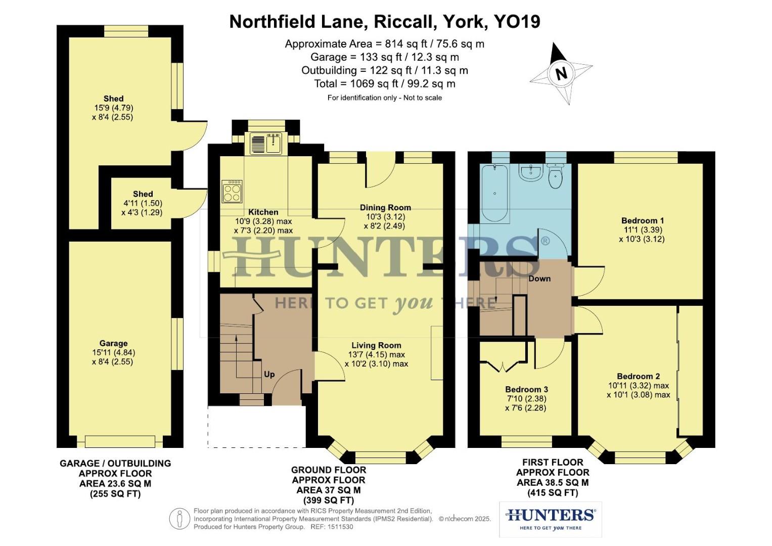 6, Northfield Lane, York floorplan