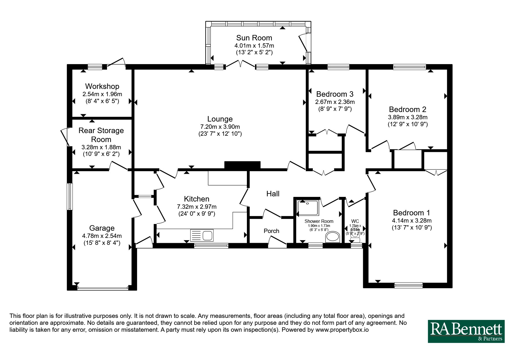 4, Minge Lane, Worcester floorplan