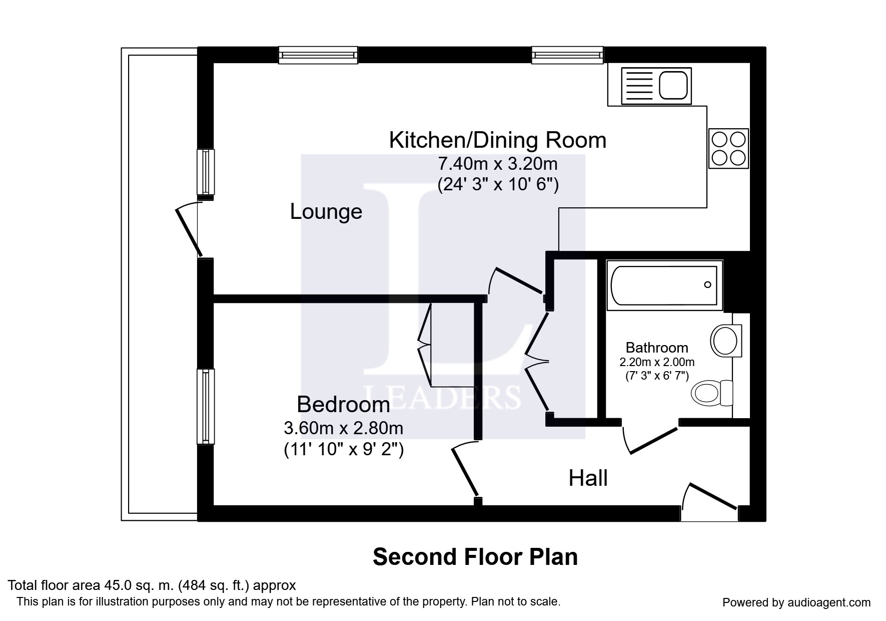 1 Bedrooms Flat to rent in Bradfield Close, Woking GU22