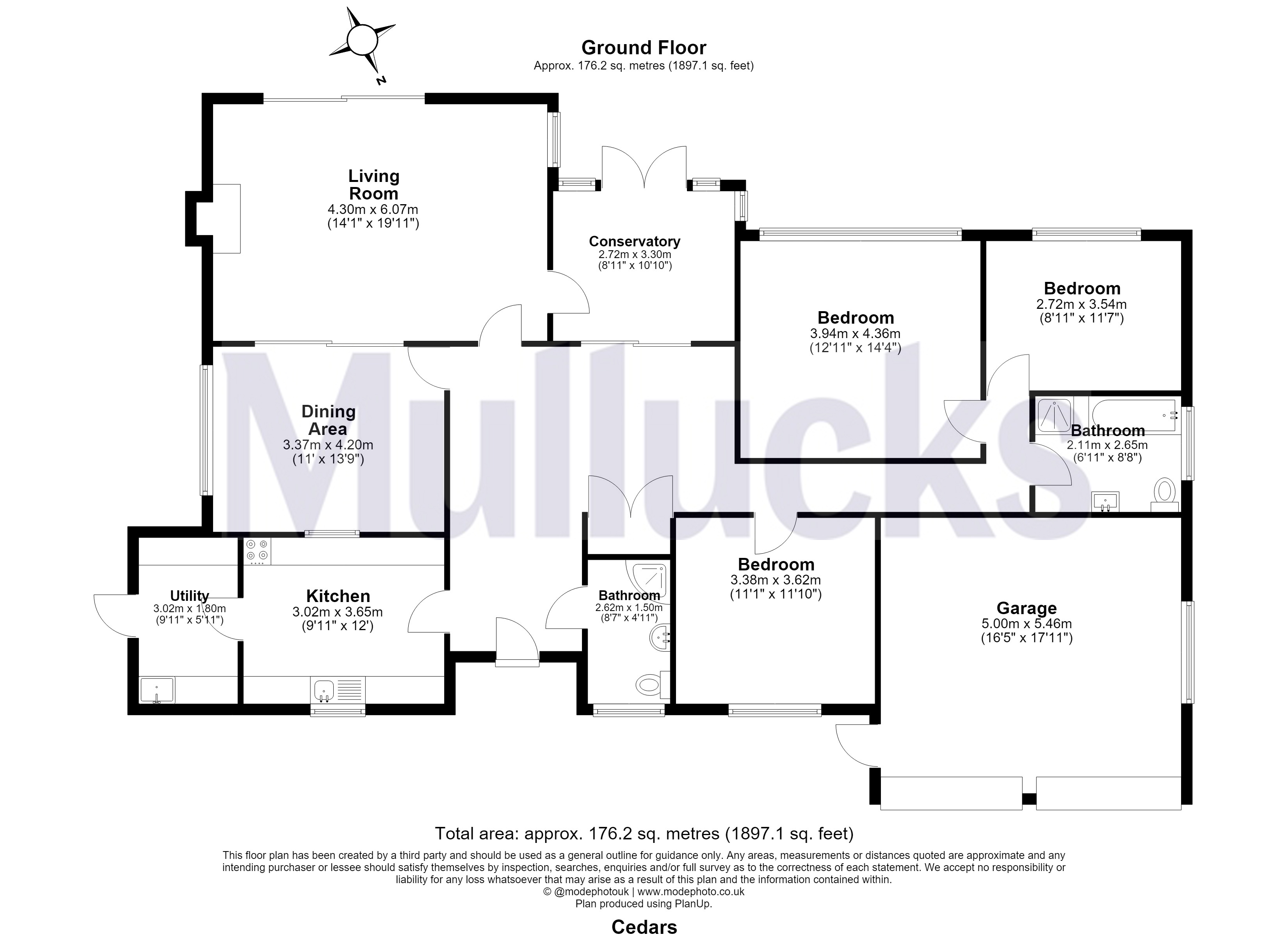 Cedars,, Walden Road, Nr Saffron Walden floorplan