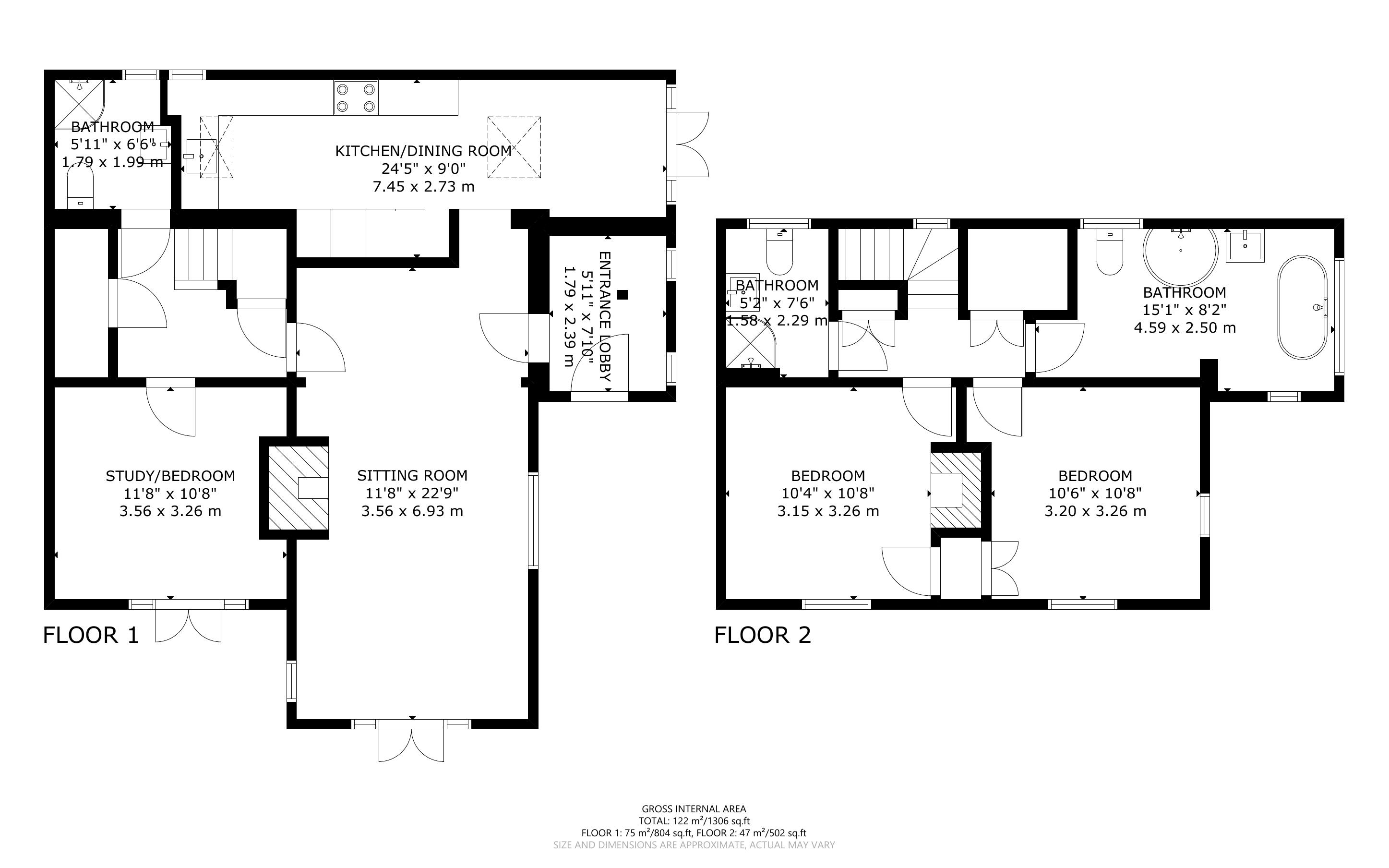 Fossil Cottage,, North Street, Alfriston floorplan