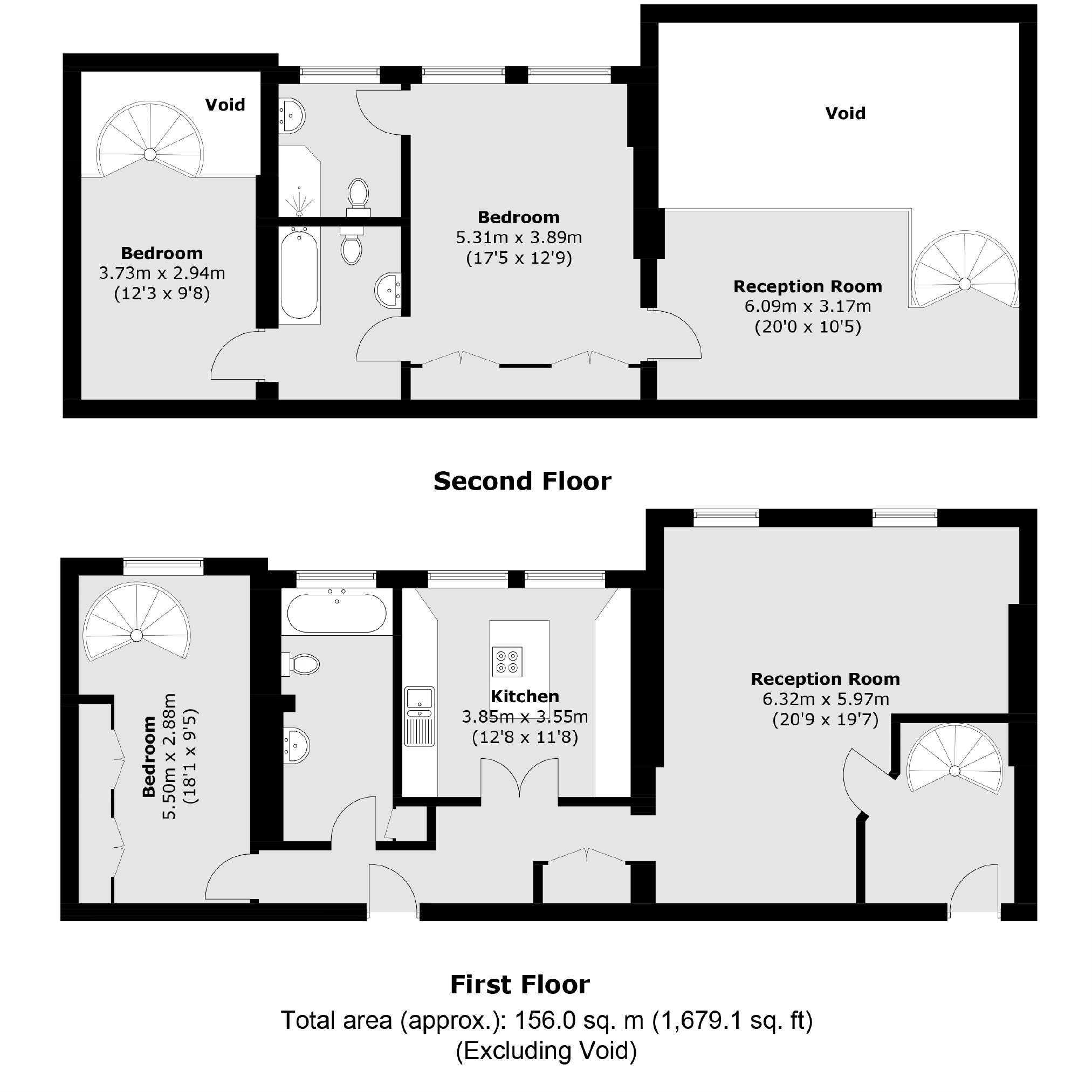 Flat 15, Downings House, 21, Southey Road, London floorplan