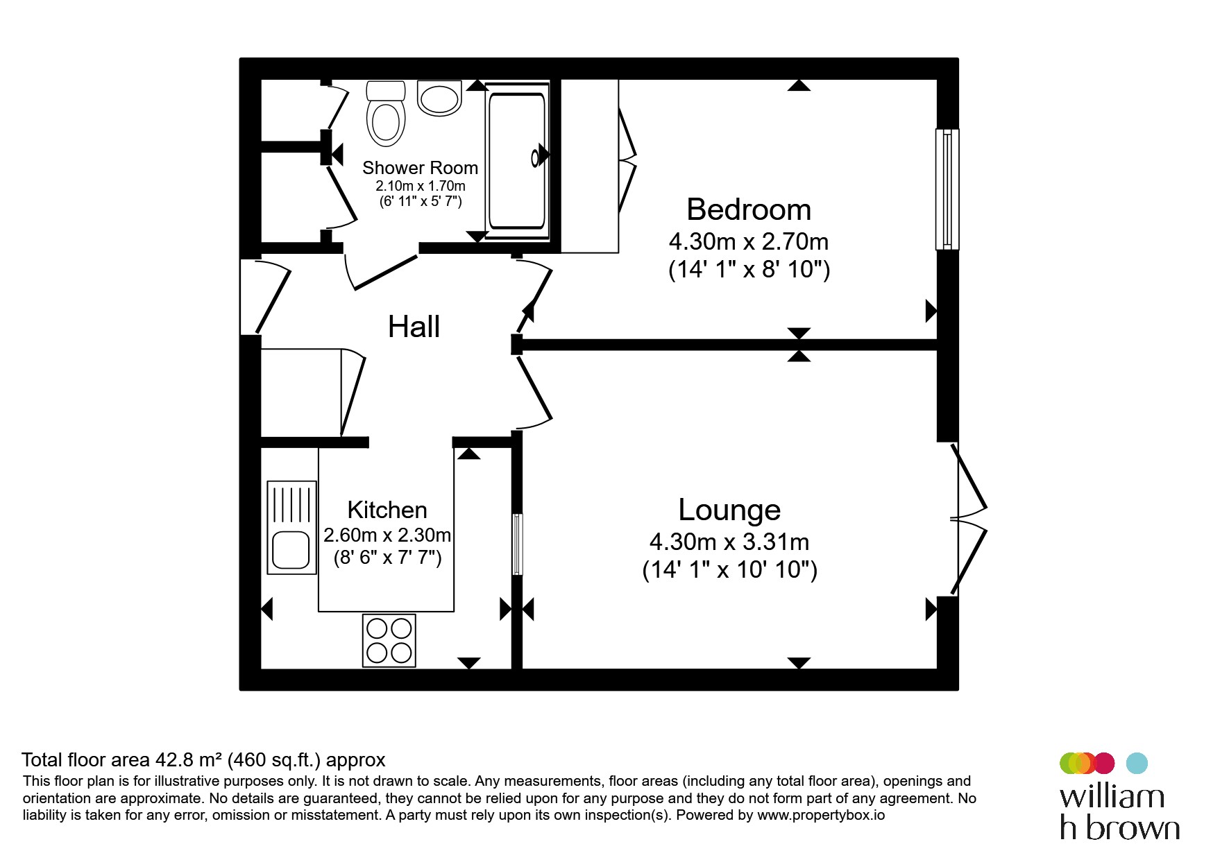 Kingfisher Lodge, Chelmsford floorplan