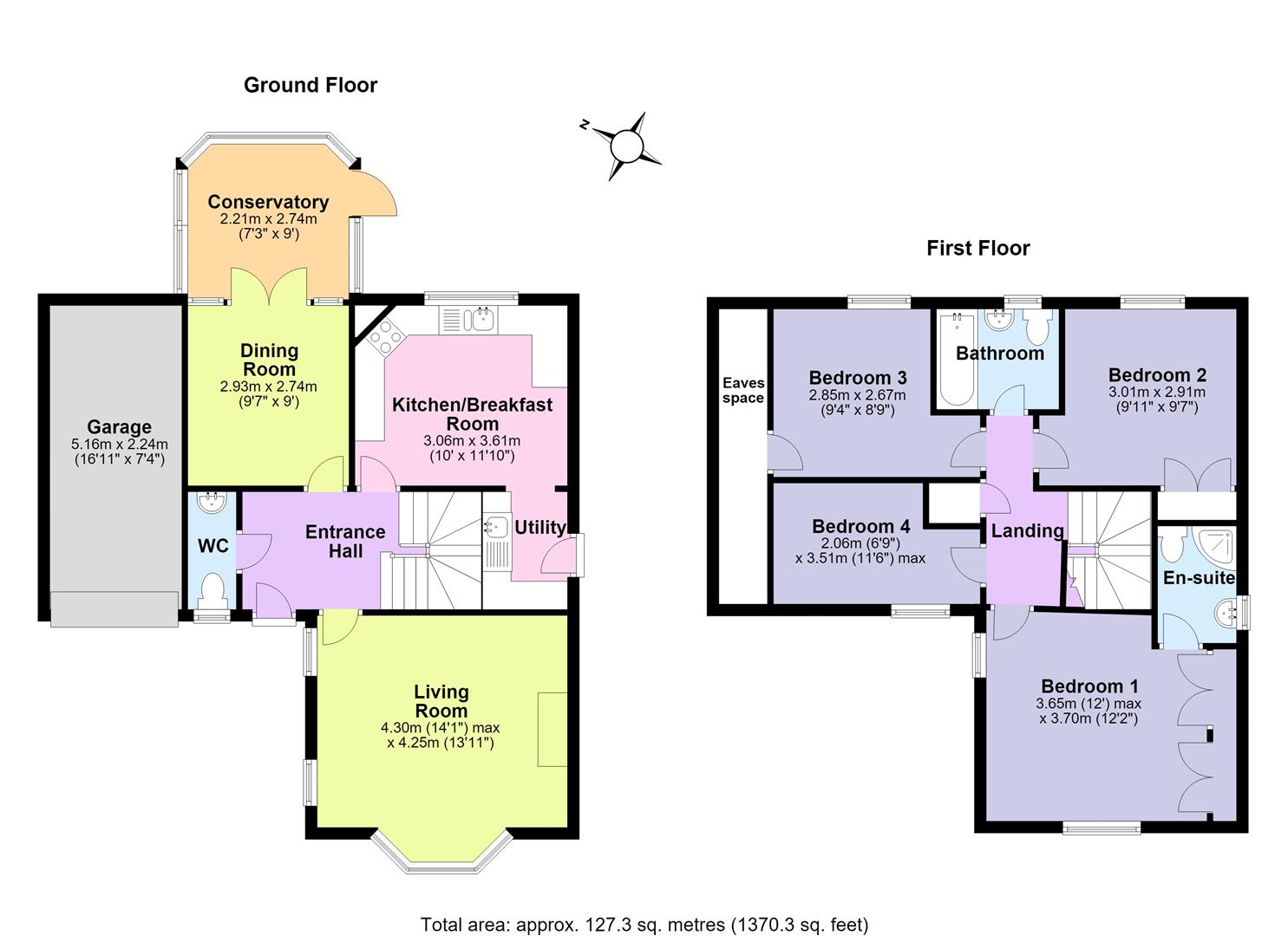 3, St. James Close, Hereford floorplan