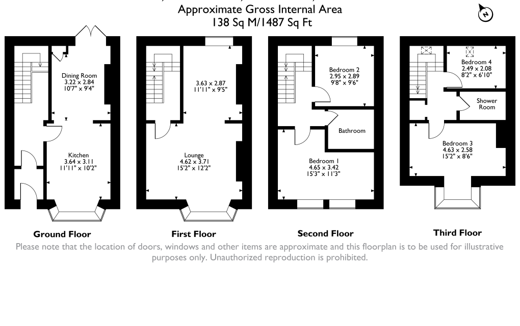 62, Green Street, Morecambe floorplan
