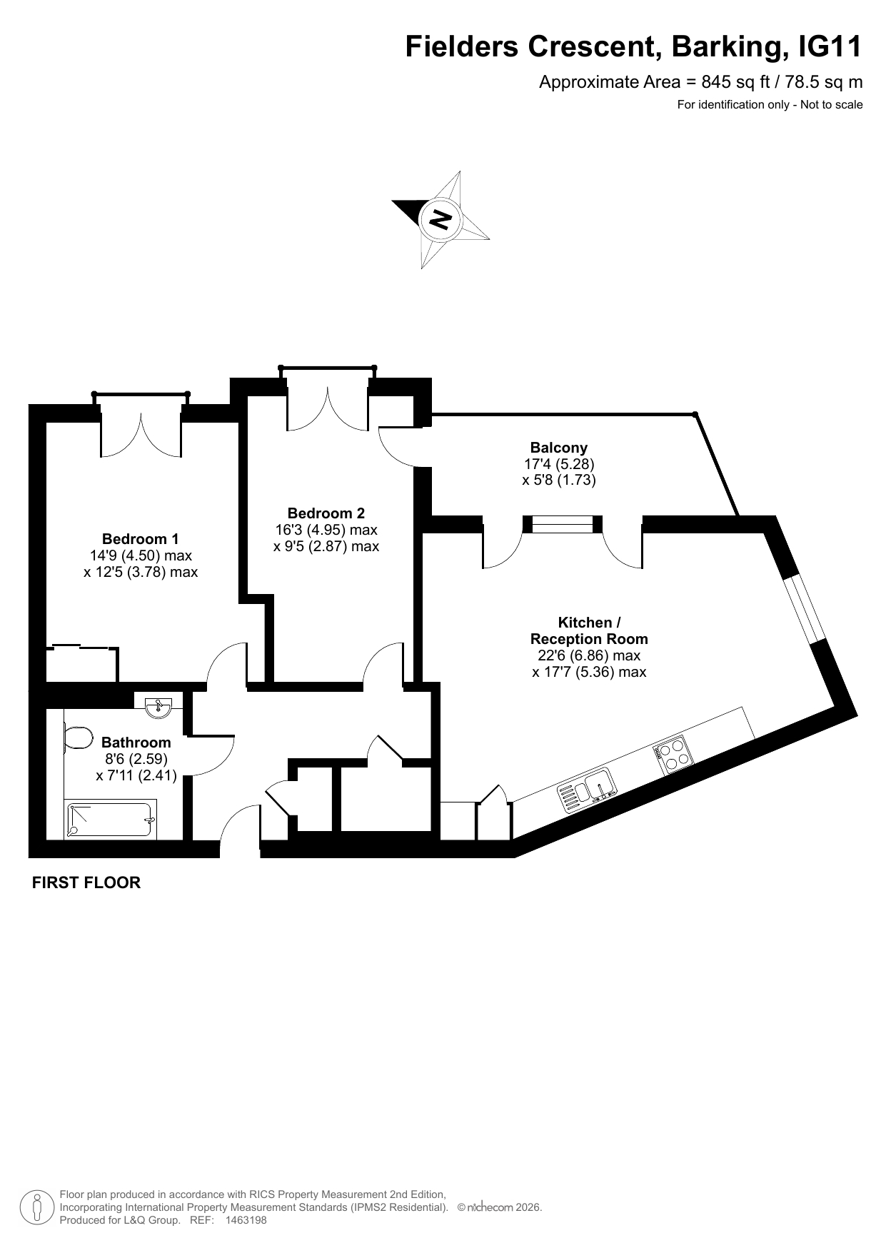 Barking IG11 0ZQ, Barking floorplan