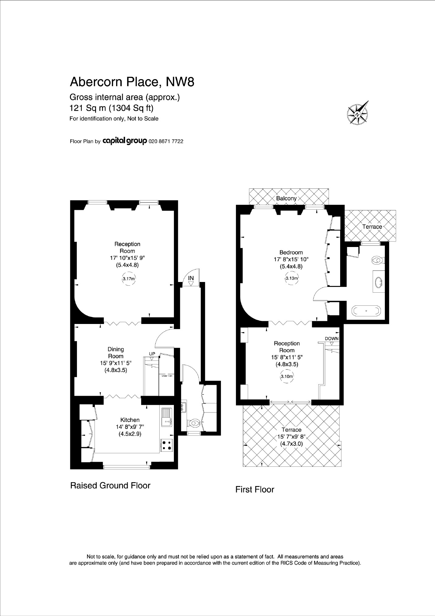 1 Bedrooms Flat for sale in Abercorn Place, London NW8