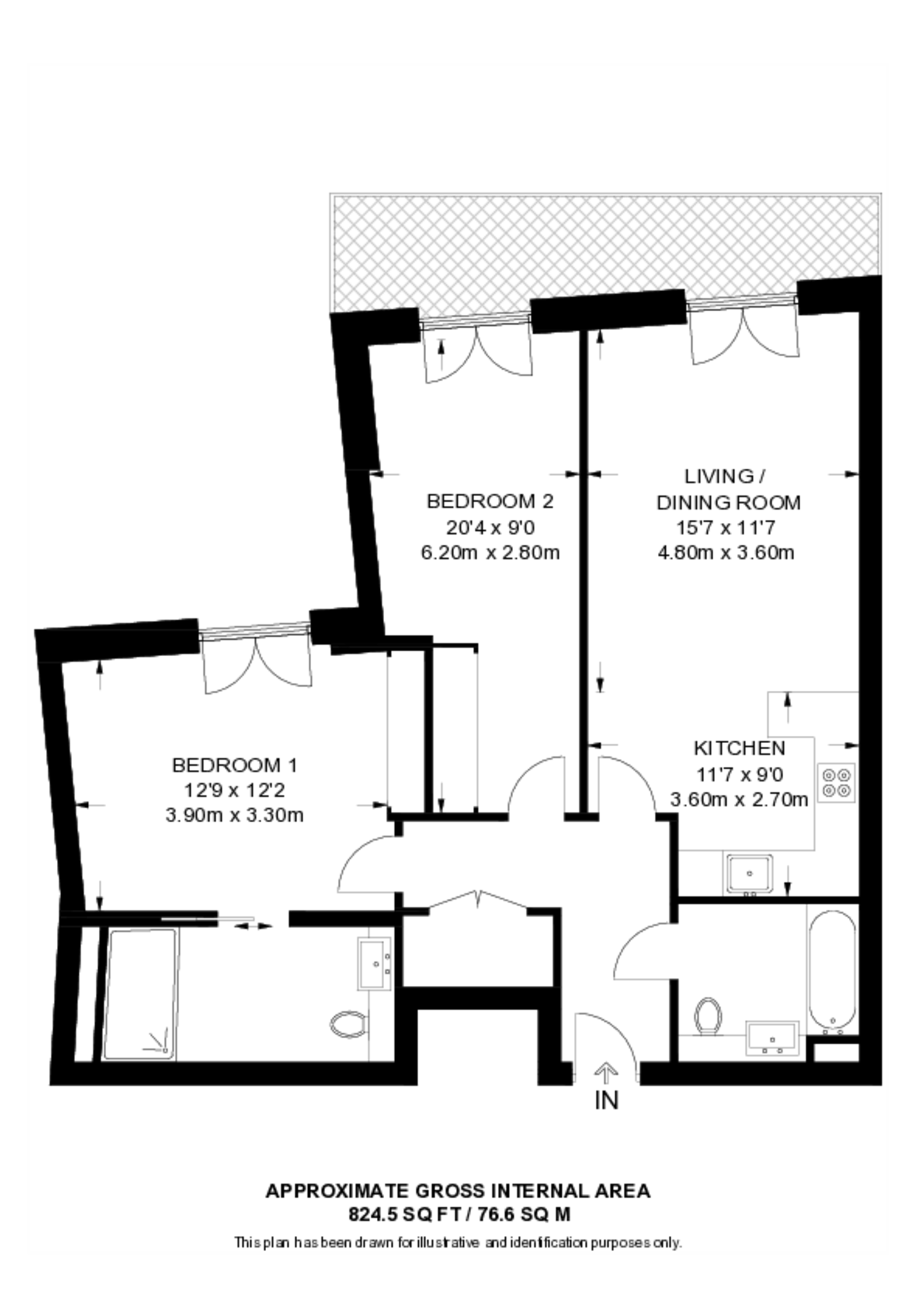 Fetter Lane, City floorplan